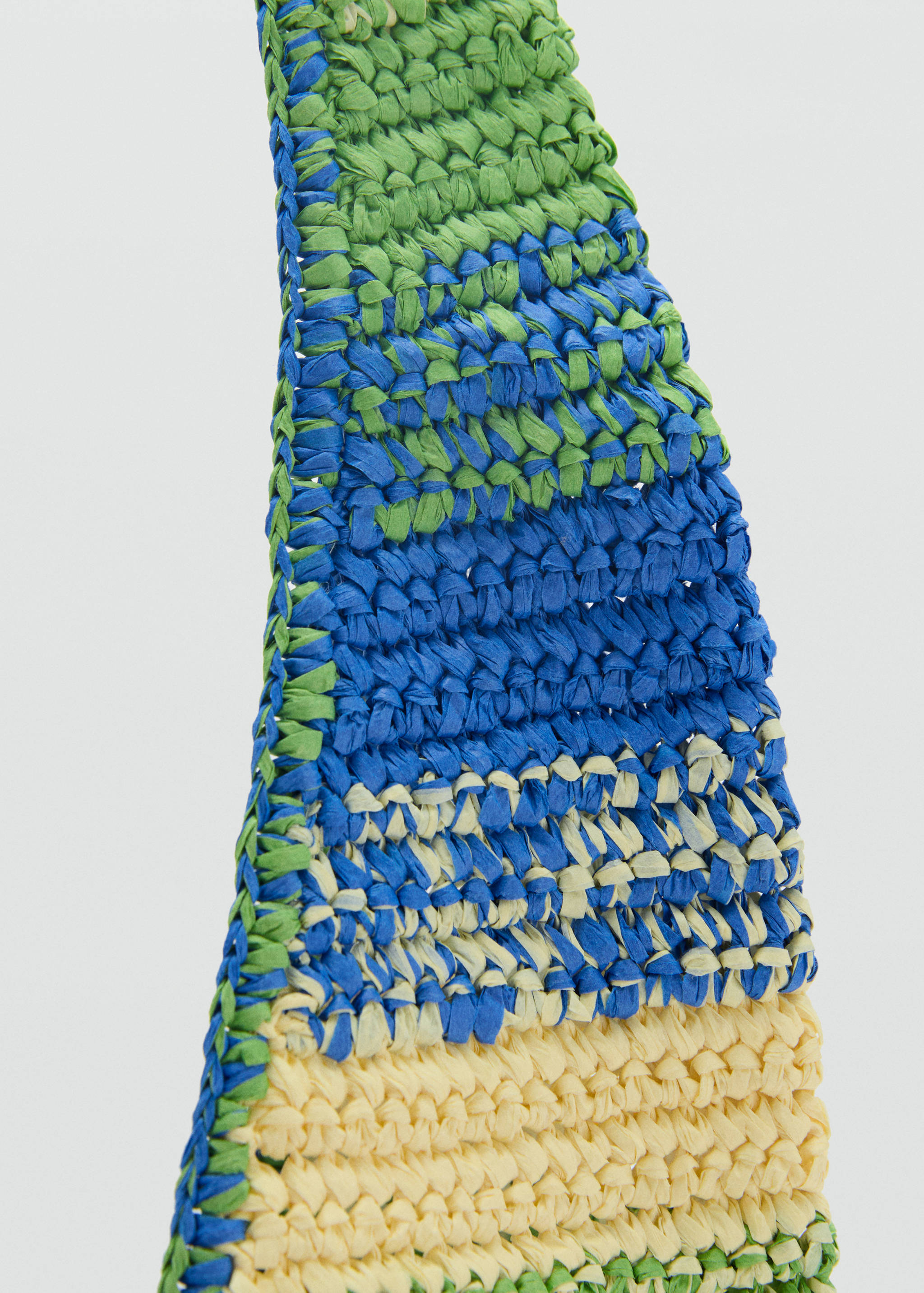 Natural fibre gradient shopping bag - Details of the article 2