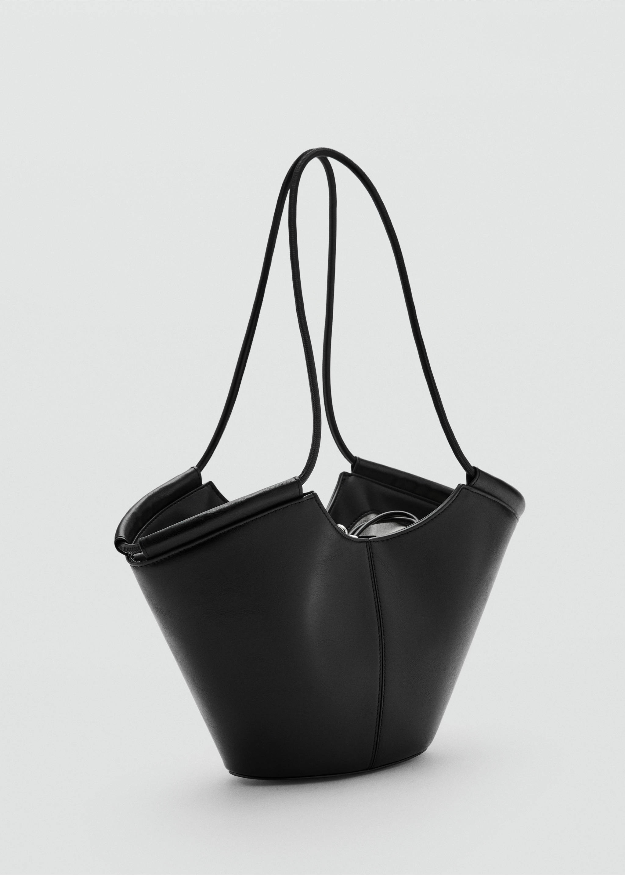 Medium shopper-style shoulder bag - Medium plane, Black. Ref: 87007173-00.