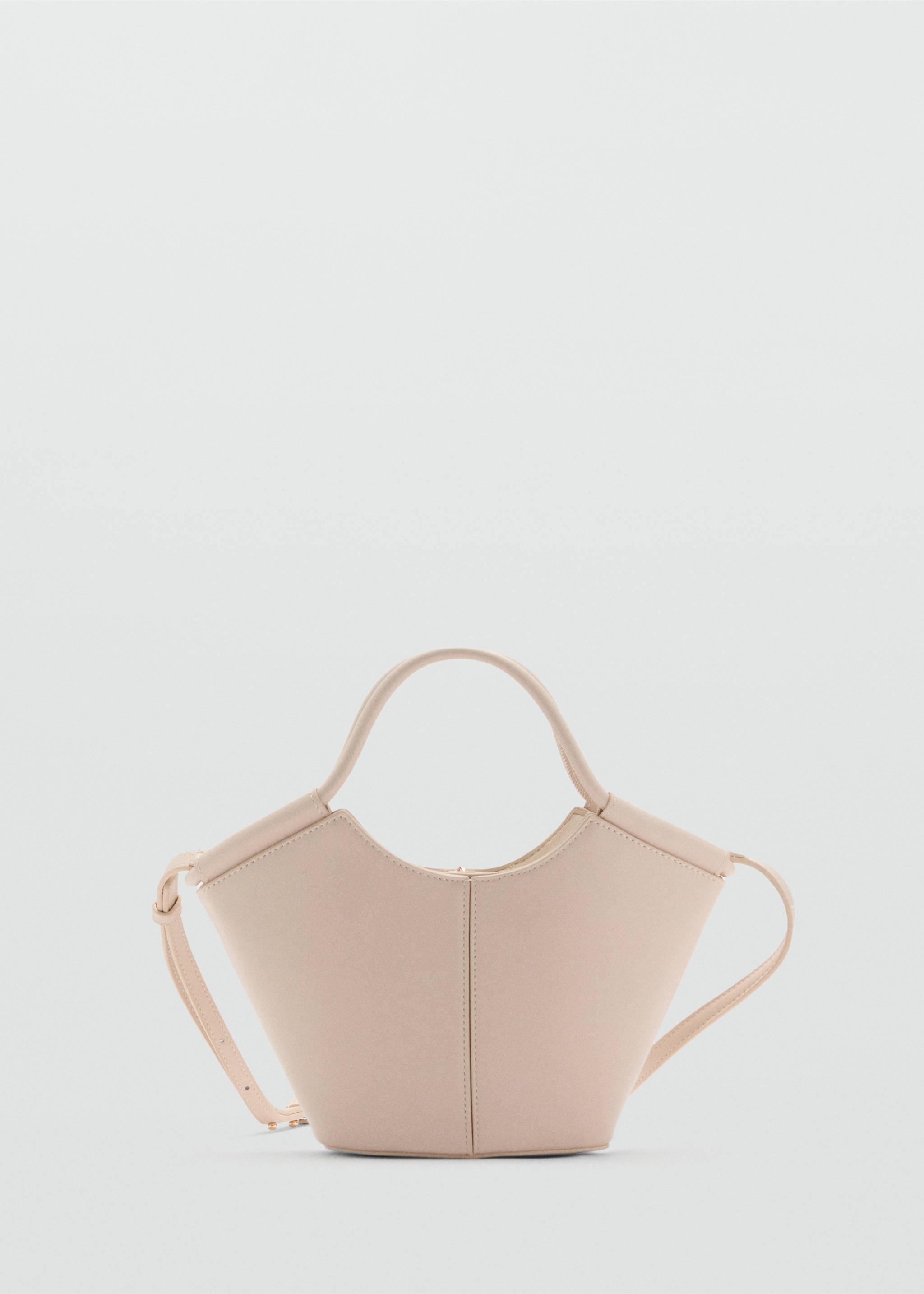 Mini shopper-style shoulder bag - Article without model, Off White. Ref: 87007174-00.