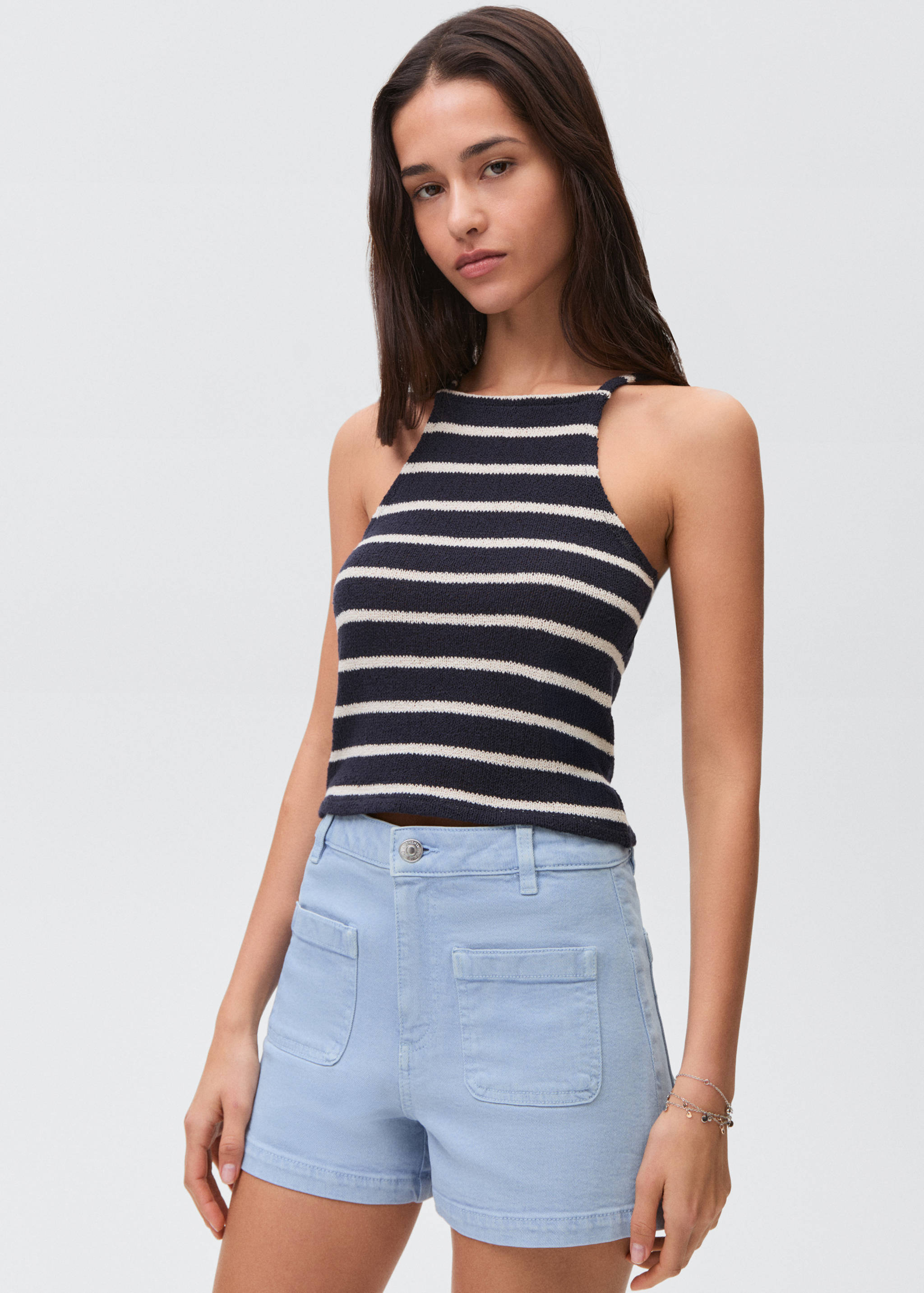 Shorts texans butxaques - Pla mig