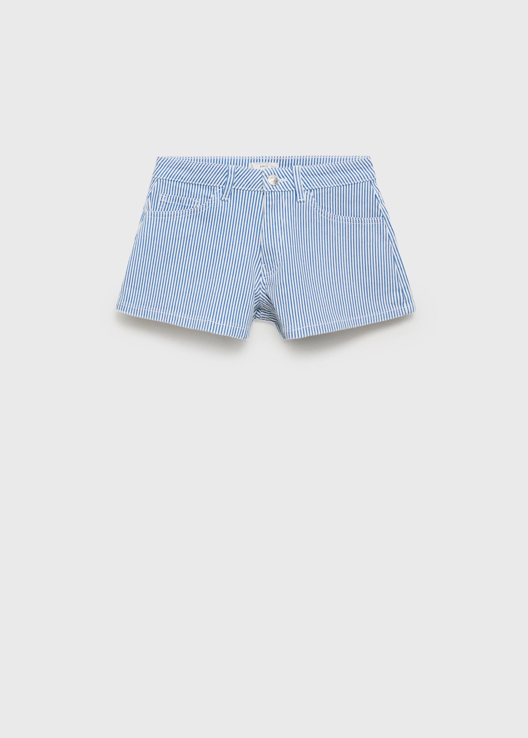 Low-waist striped shorts - Article without model