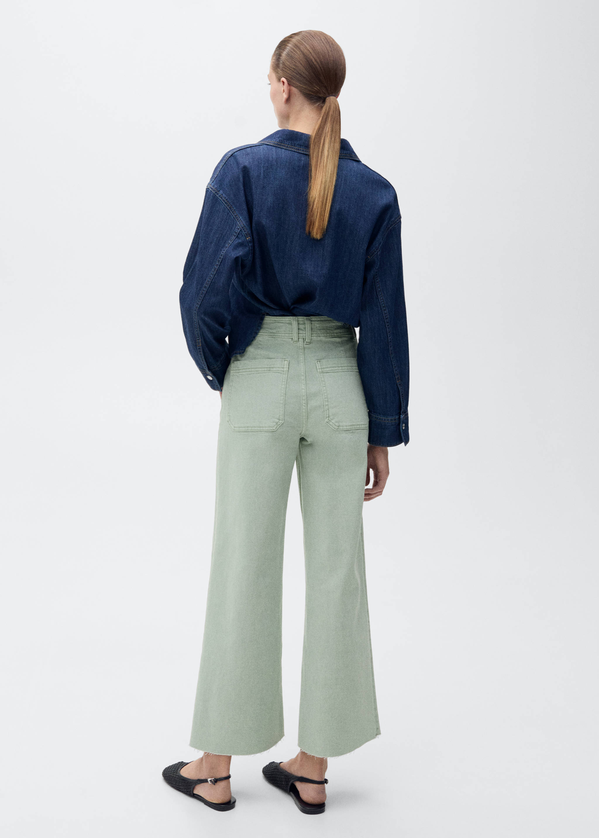 Catherin culotte high-rise jeans - Reverse of the article
