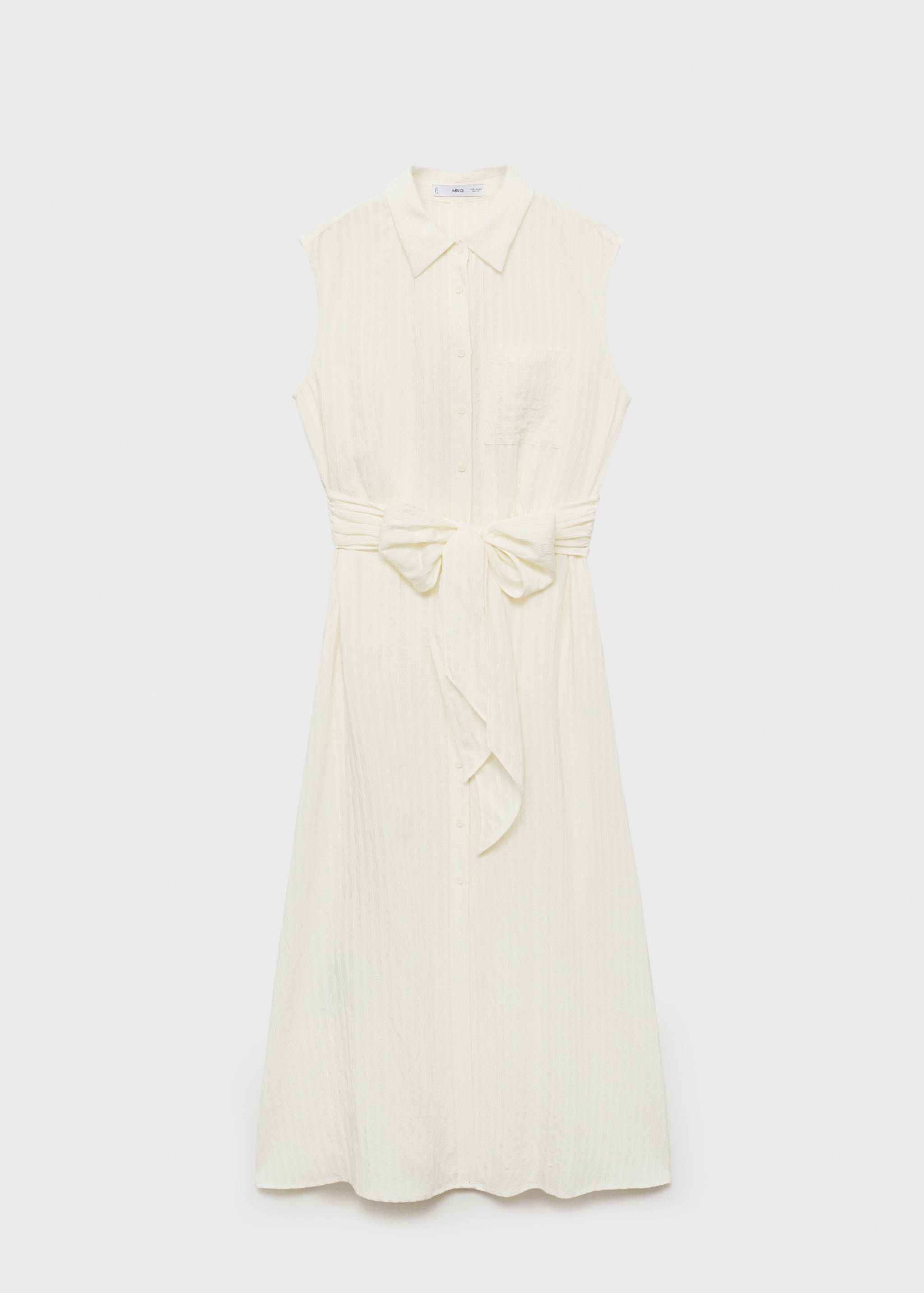 Vestido camiseiro laço - Artigo sem modelo