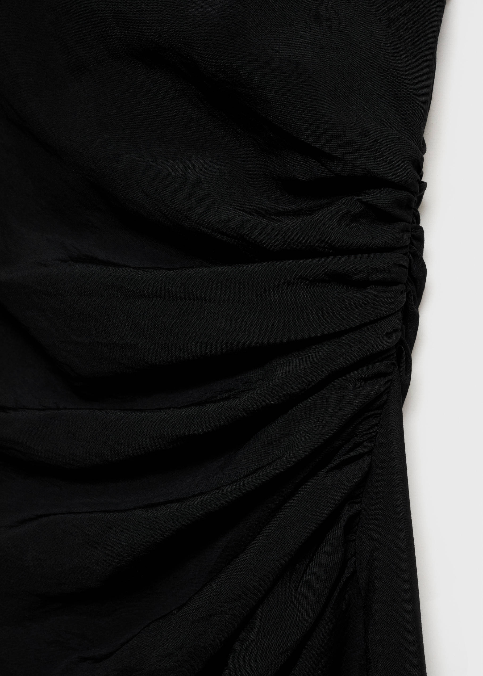 Draped straight dress - Details of the article 8
