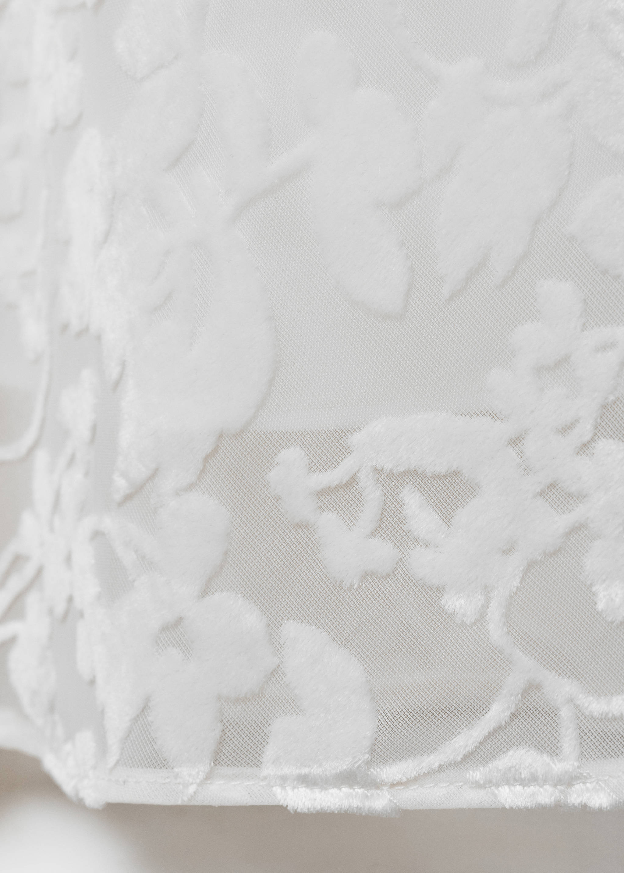 Devoré floral dress - Details of the article 0