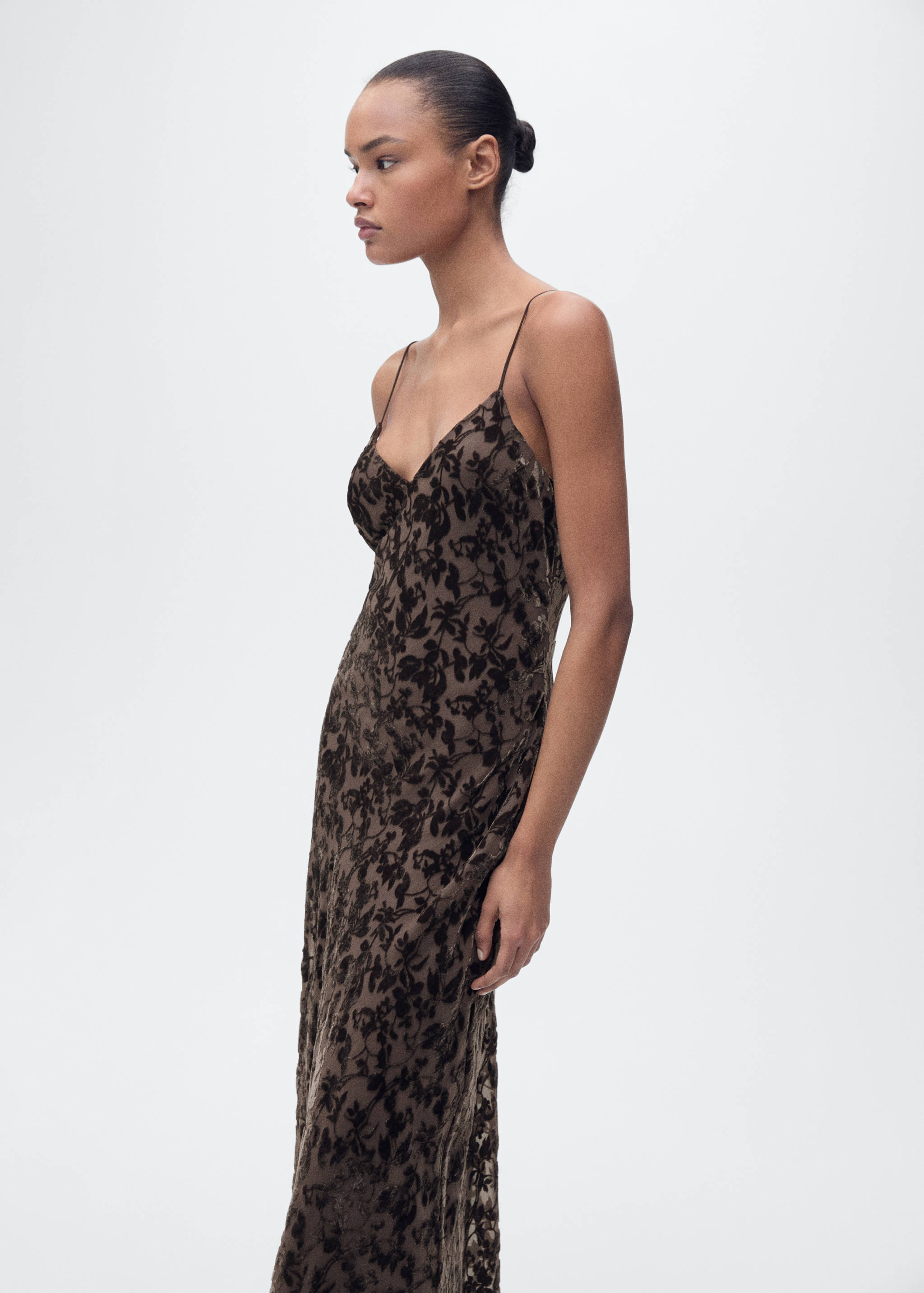 Devoré floral dress - Details of the article 6