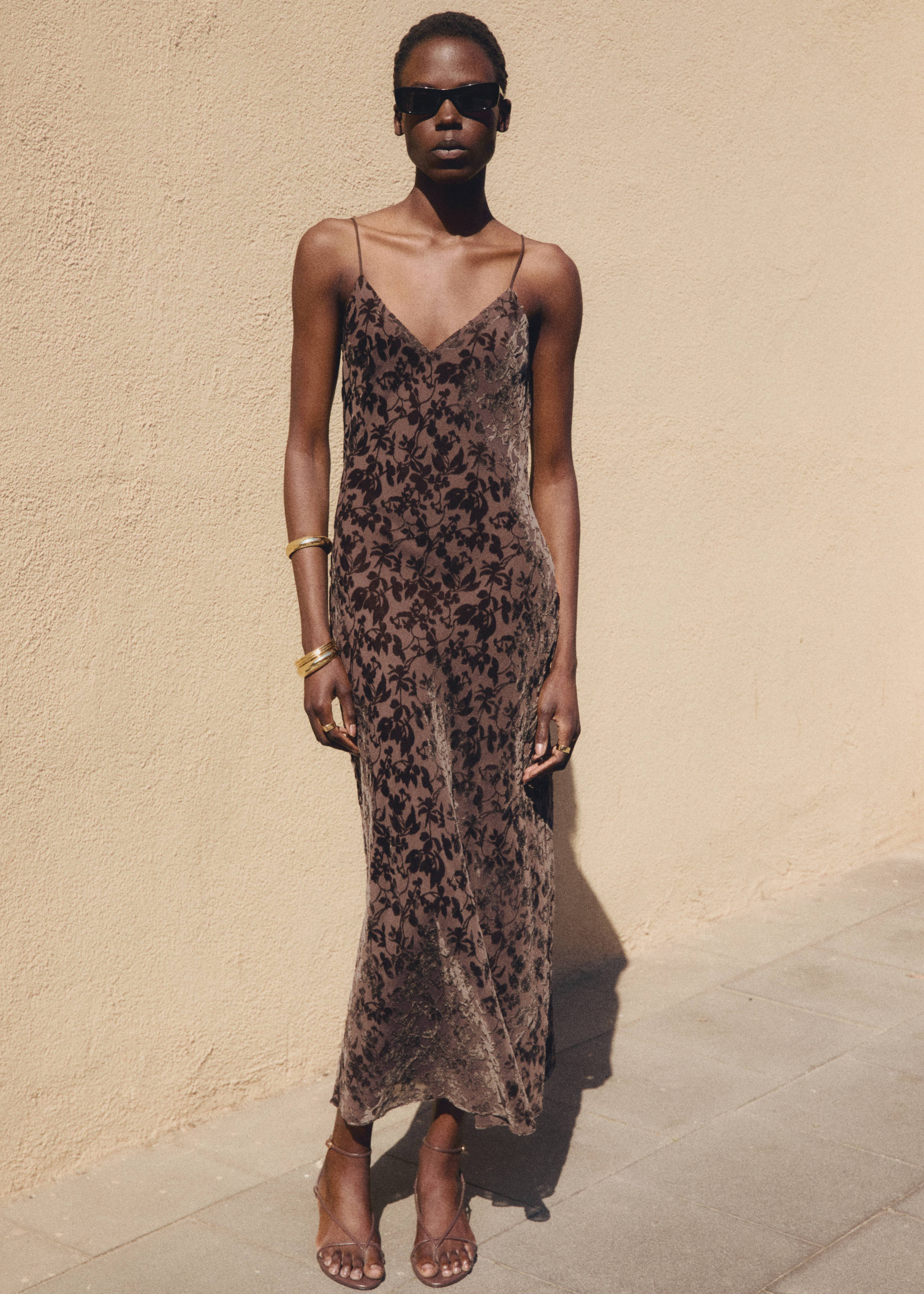 Devoré floral dress - Details of the article 7