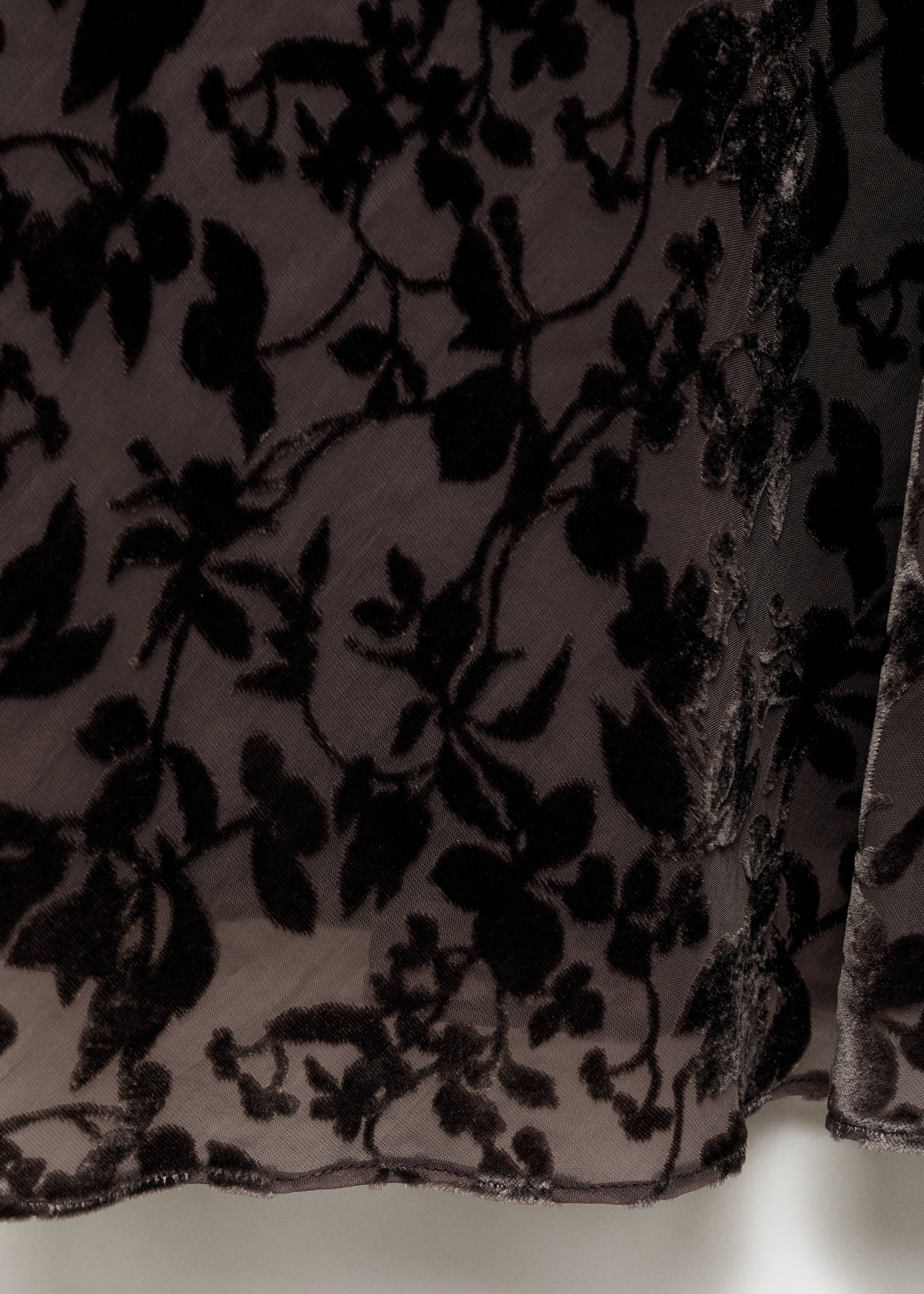 Devoré floral dress - Details of the article 0