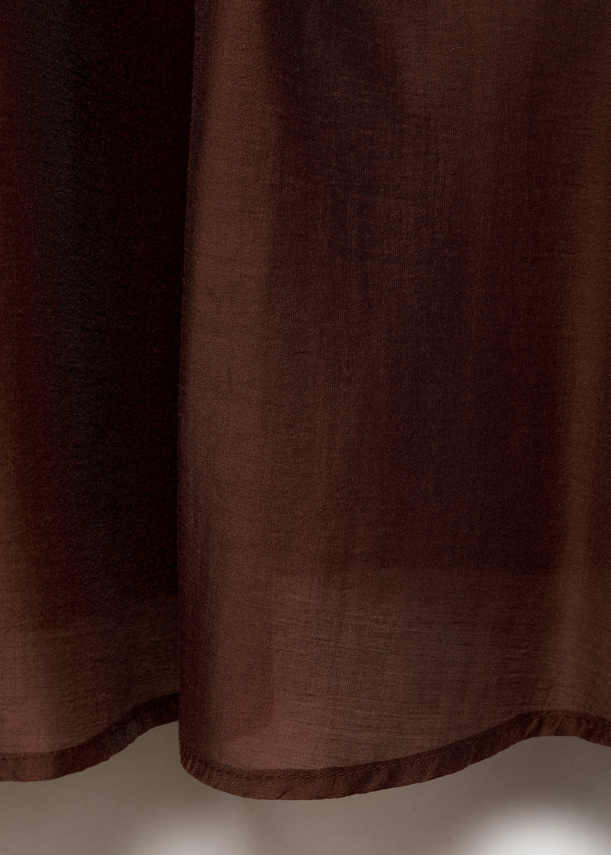 Combined fabric midi-dress - Details of the article 0