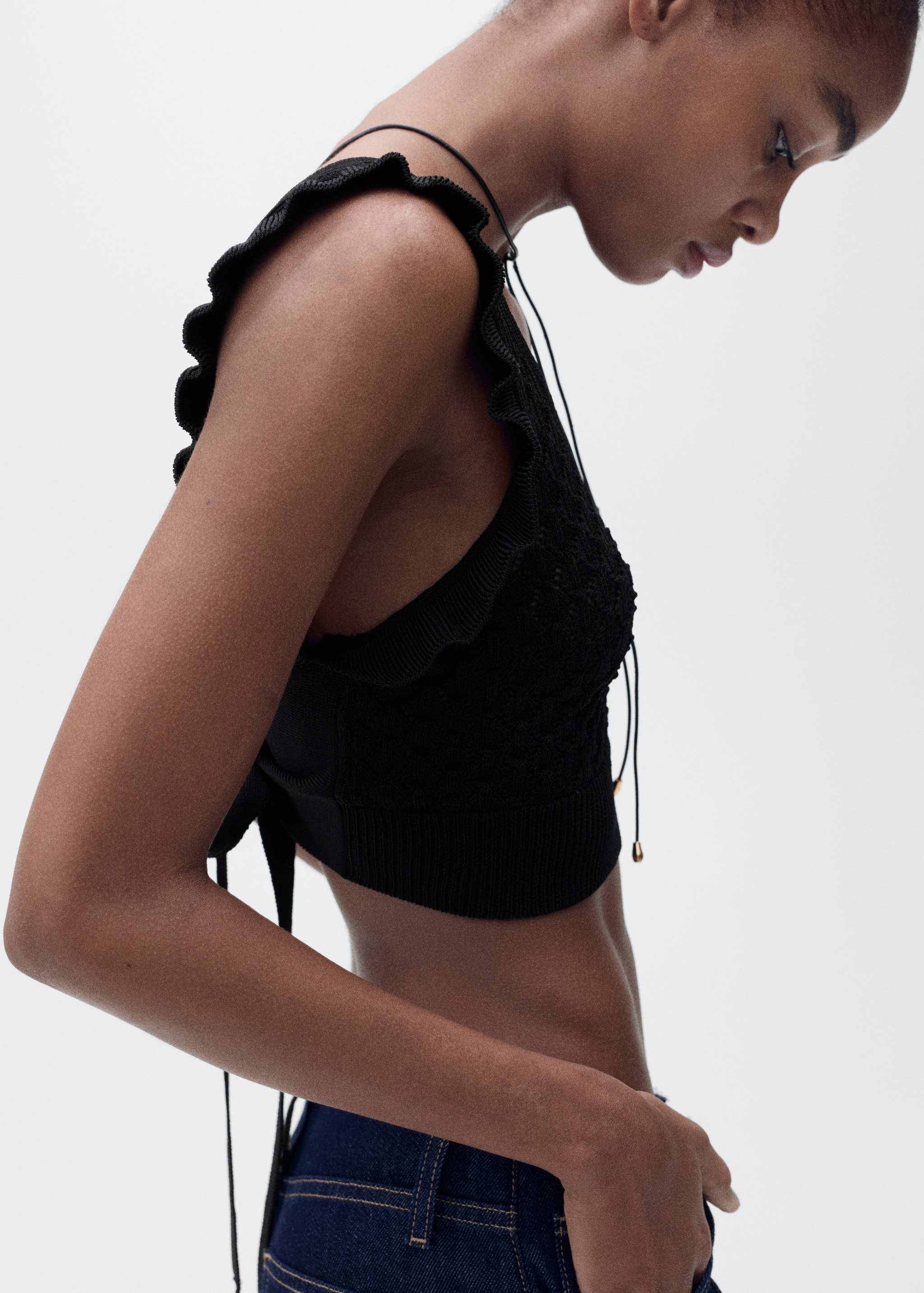Crop-Top mit rückwärtiger Schleife - Detail des Artikels 2