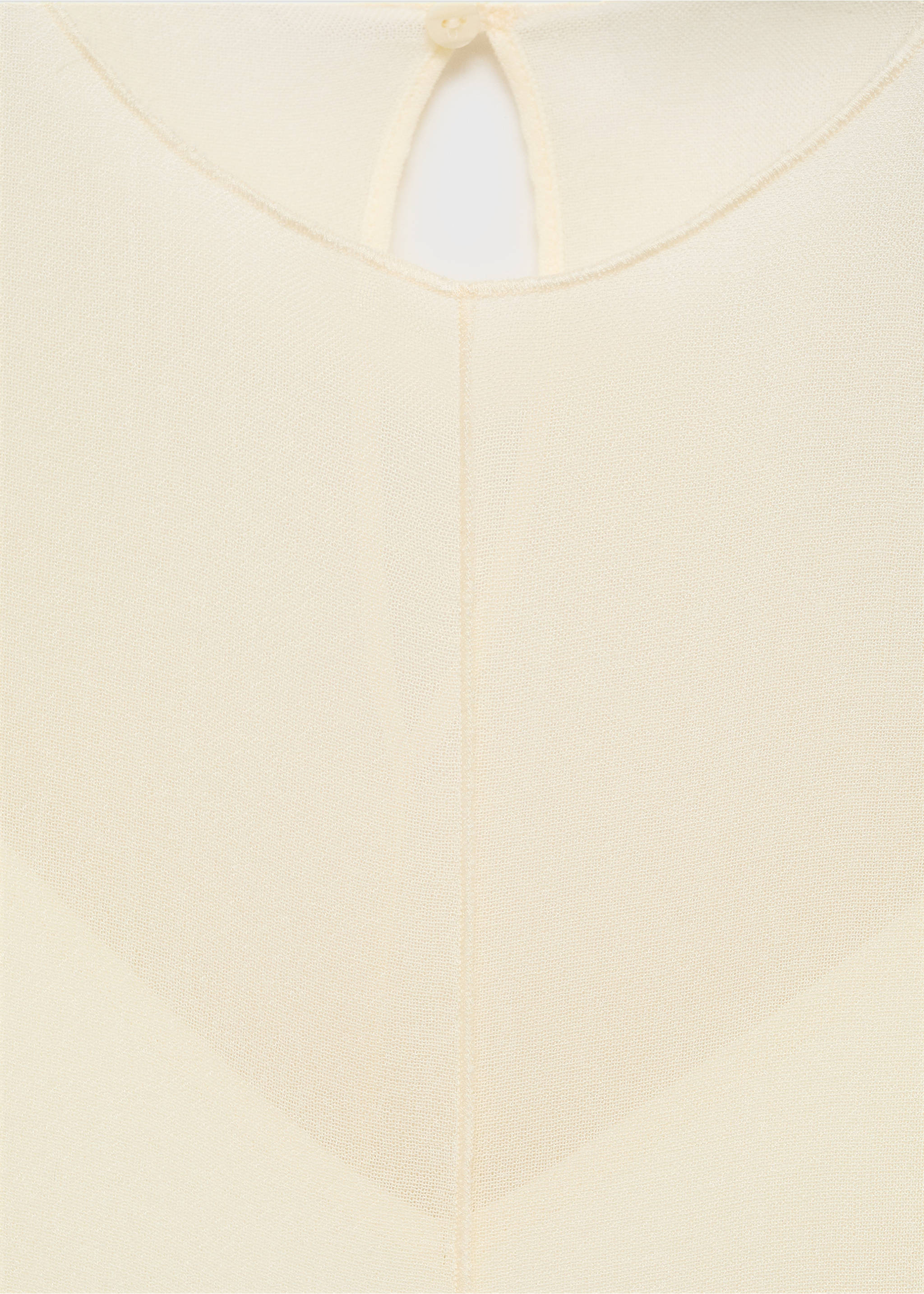 Robe combinée semi-transparente - Détail de l'article 8, Écru. Ref: 87007199-00.