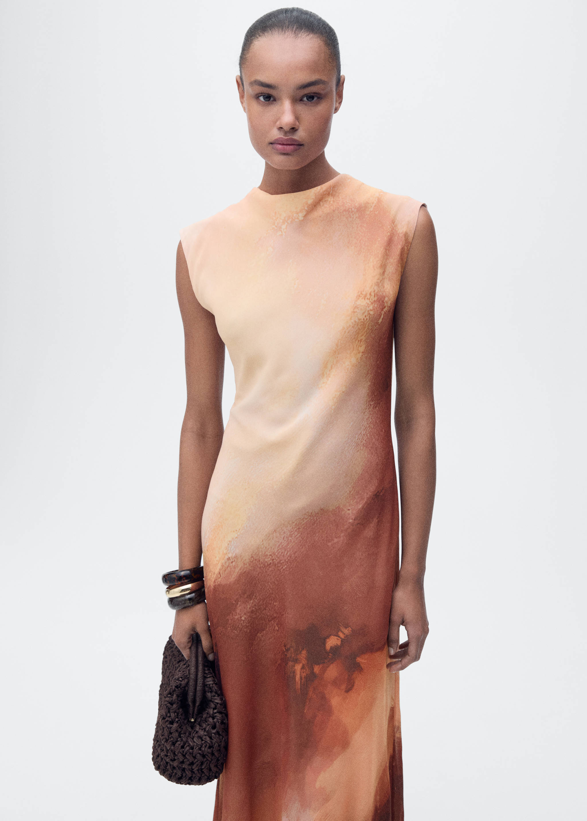 Long gradient dress - Reverse of the article