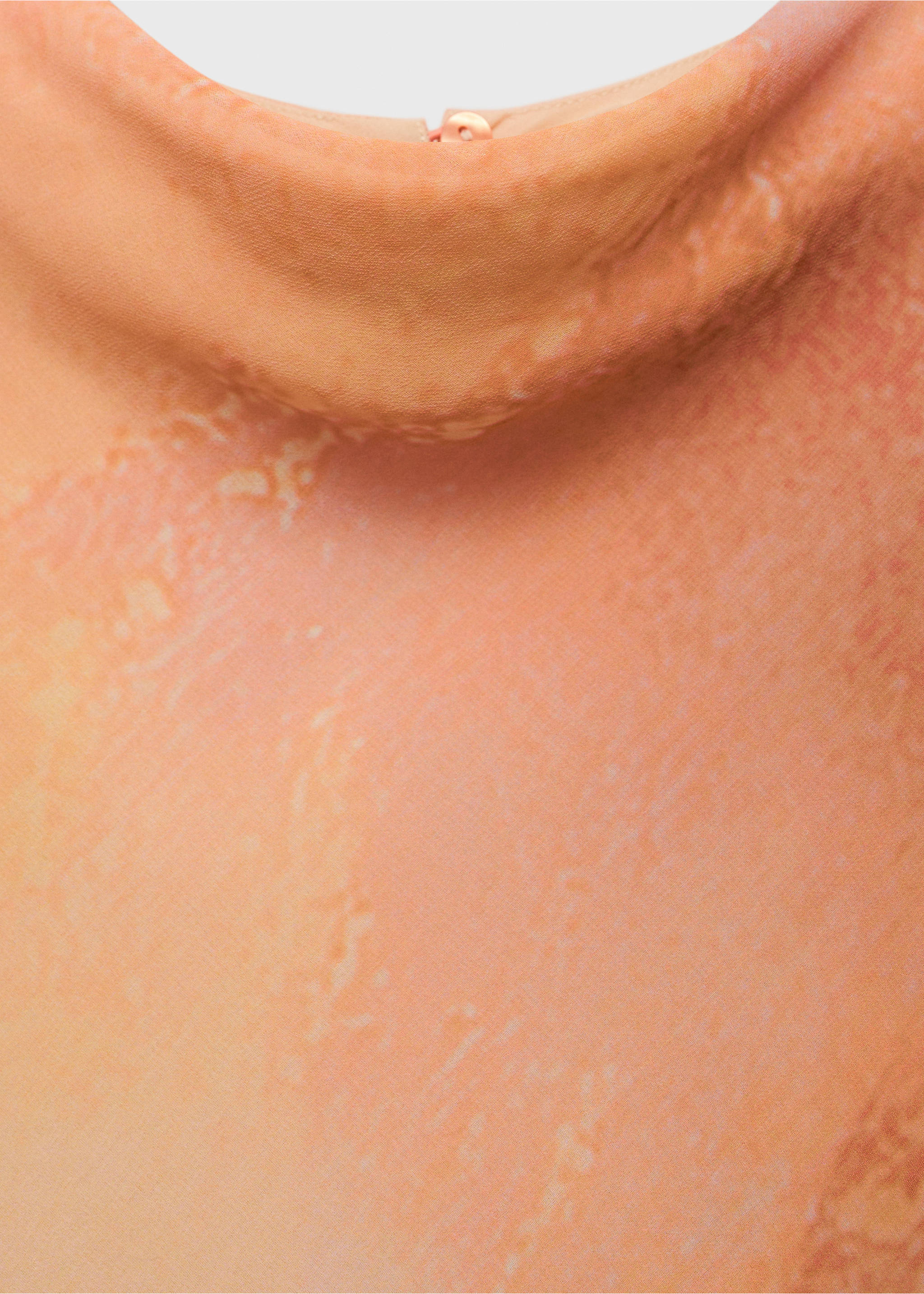 Vestido largo degradado - Detalle del artículo 8, Melocotón. Ref: 87007201-00.