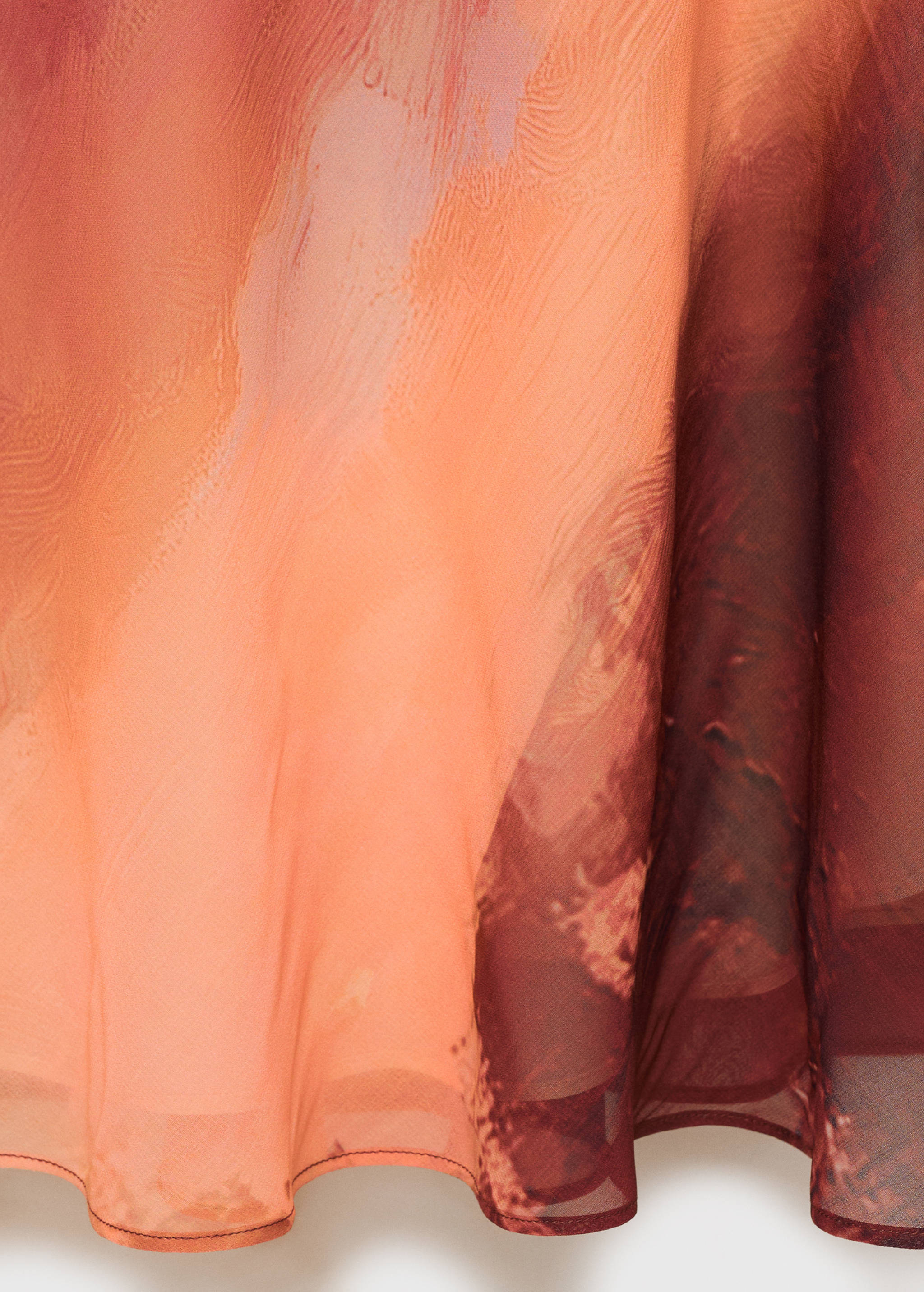 Long gradient dress - Details of the article 0