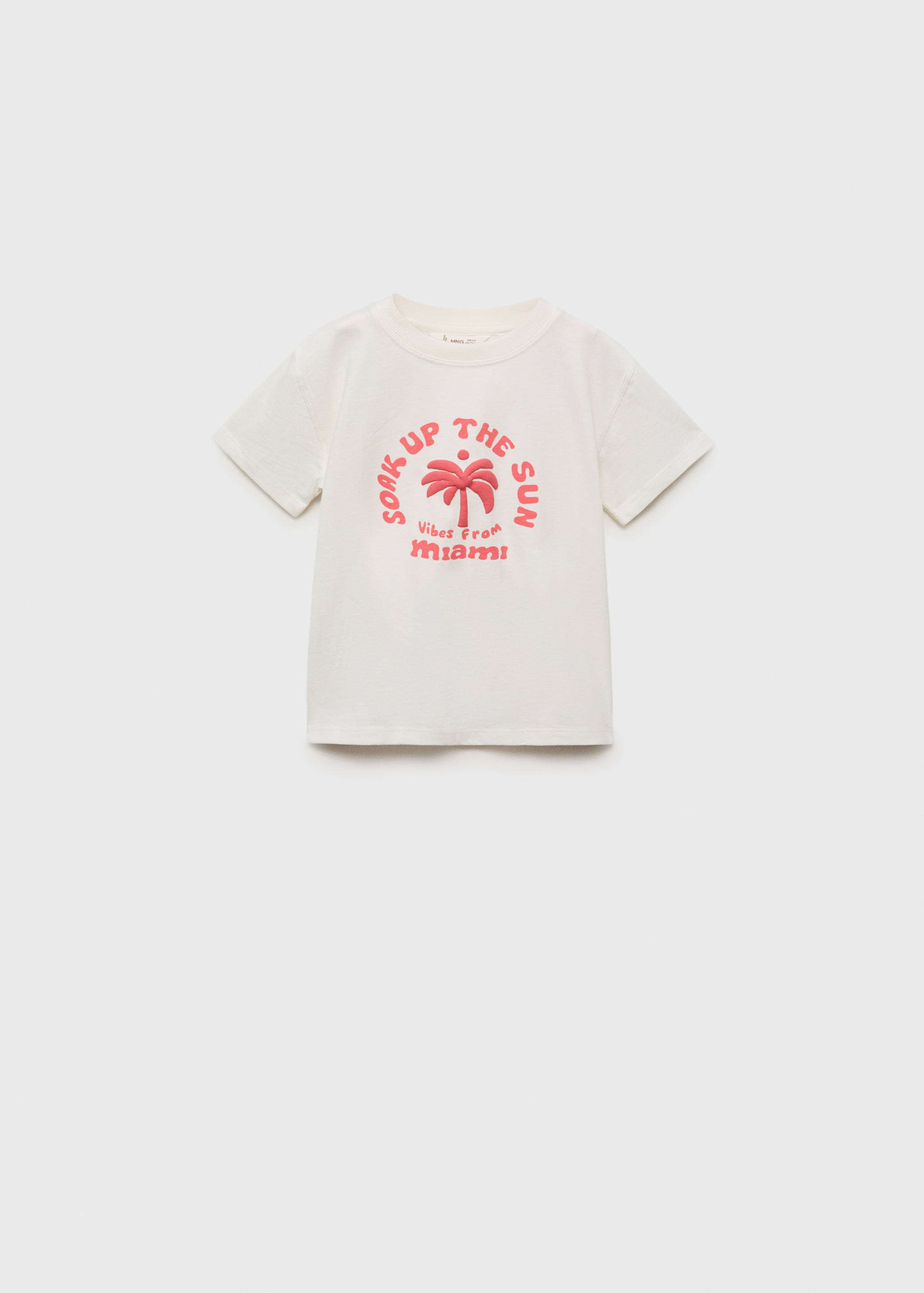 Embossed printed t-shirt - Article without model