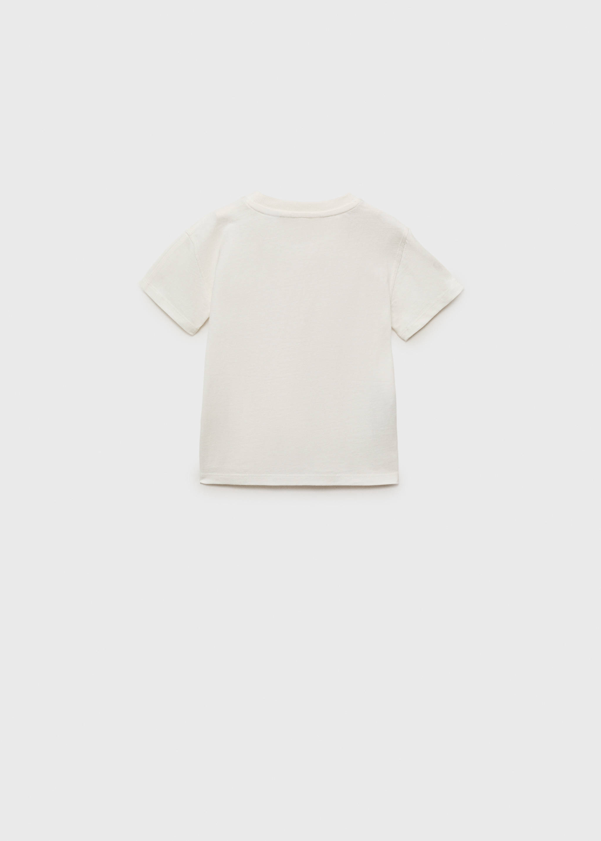 Embossed printed t-shirt - Reverse of the article