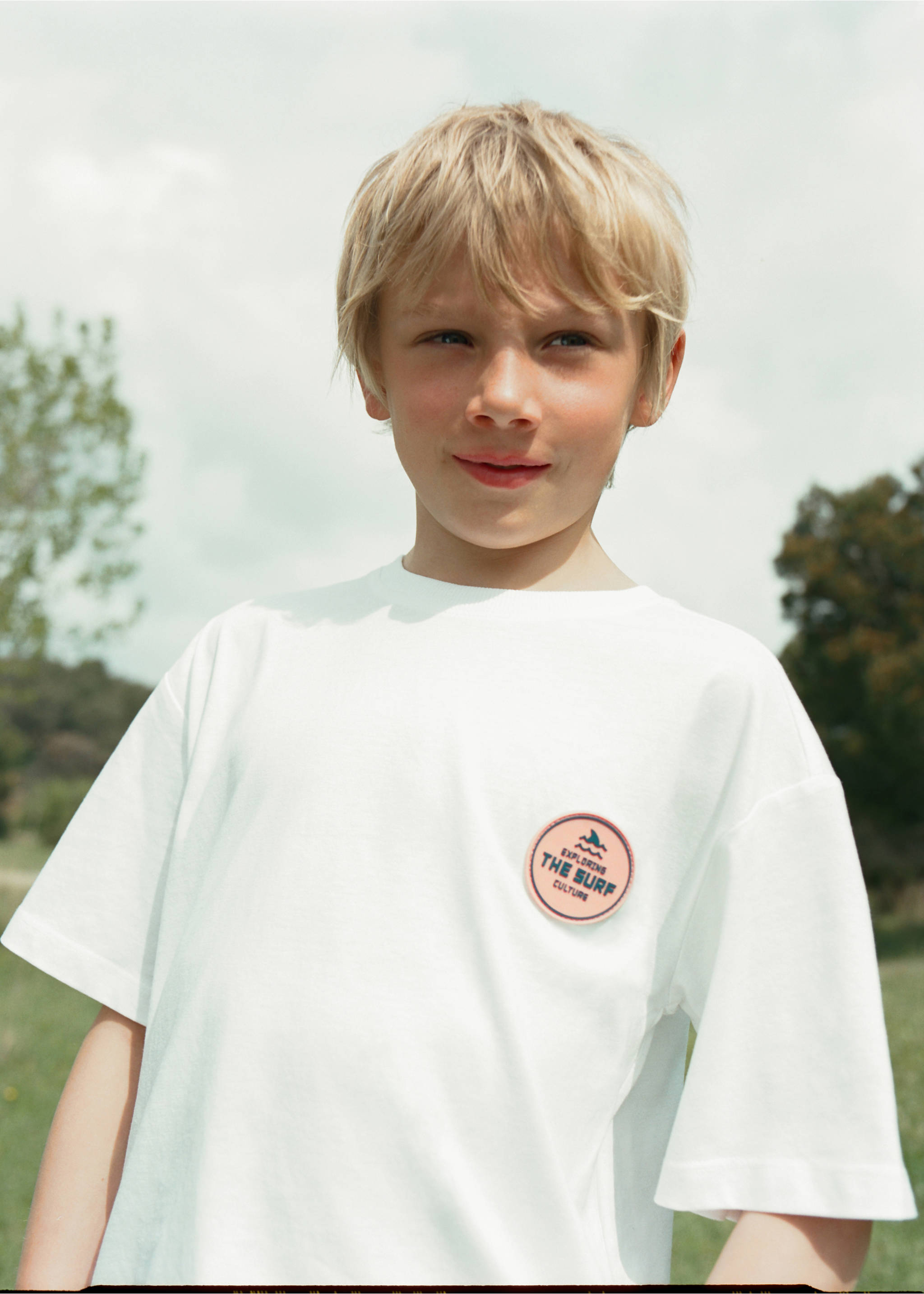 T-shirt imprimé surf - Détail de l'article 5, Blanc cassé. Ref: 87007716-00.