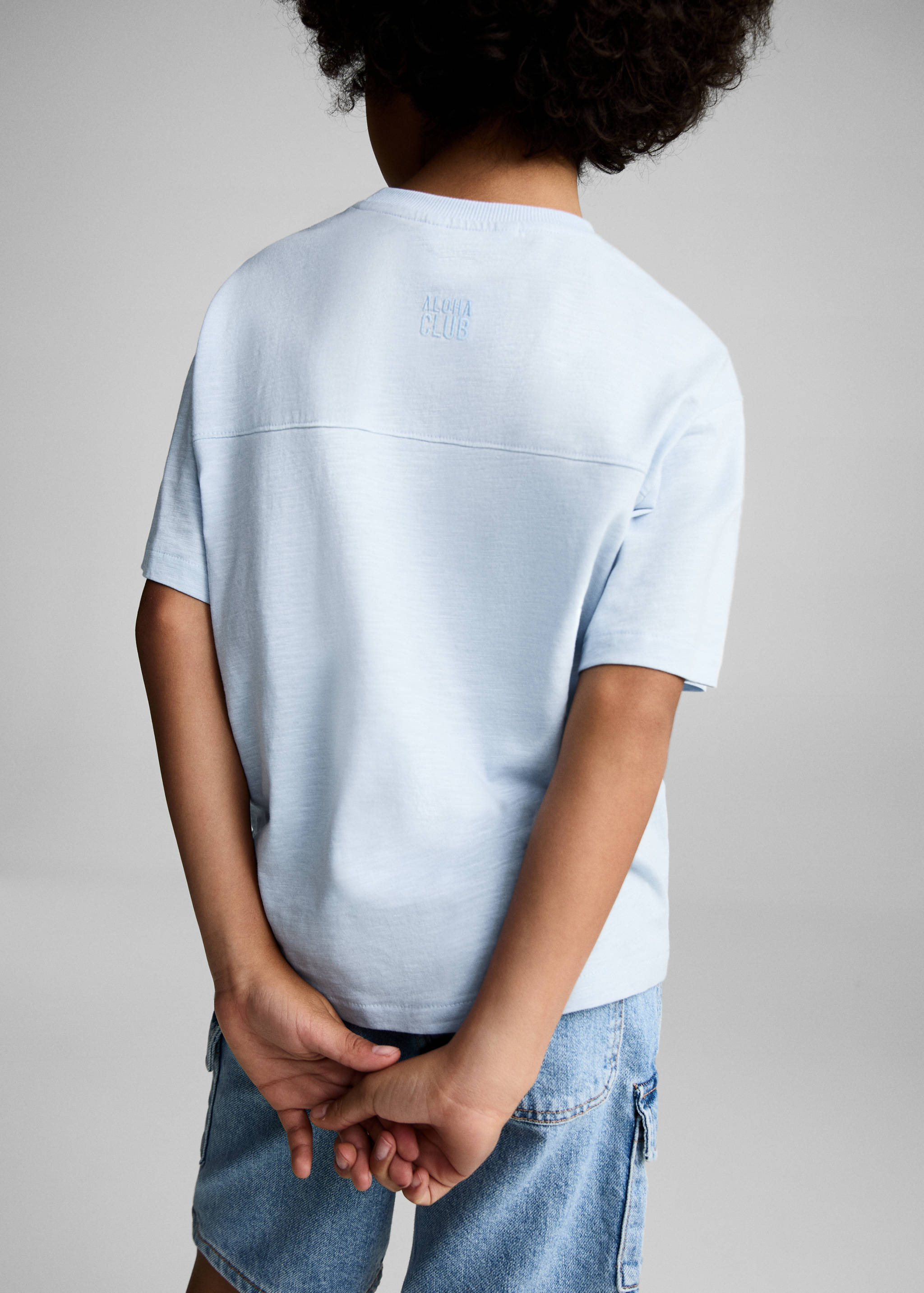 Patch pocket T-shirt - Reverse of the article