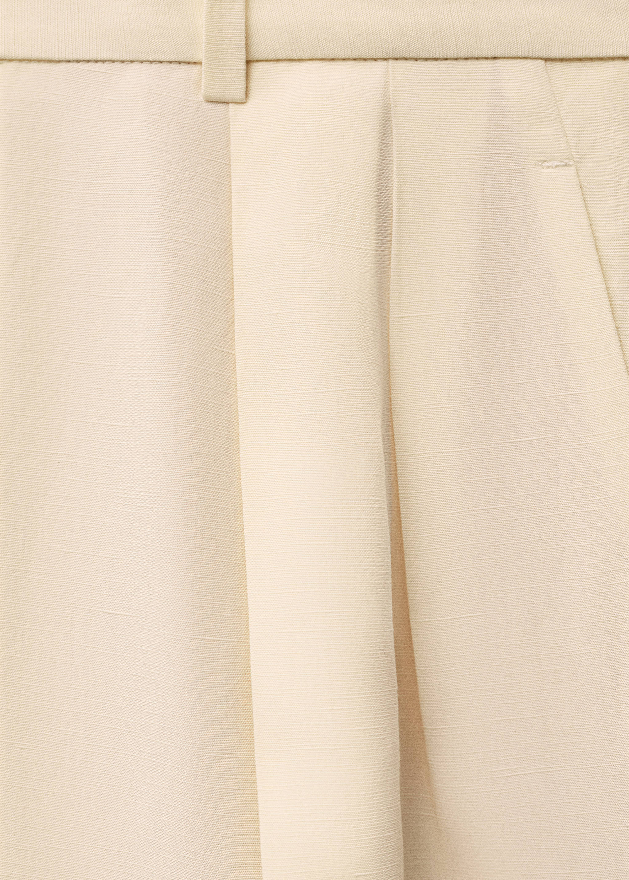 Gerade Anzughose aus Leinengemisch - Detail des Artikels 0