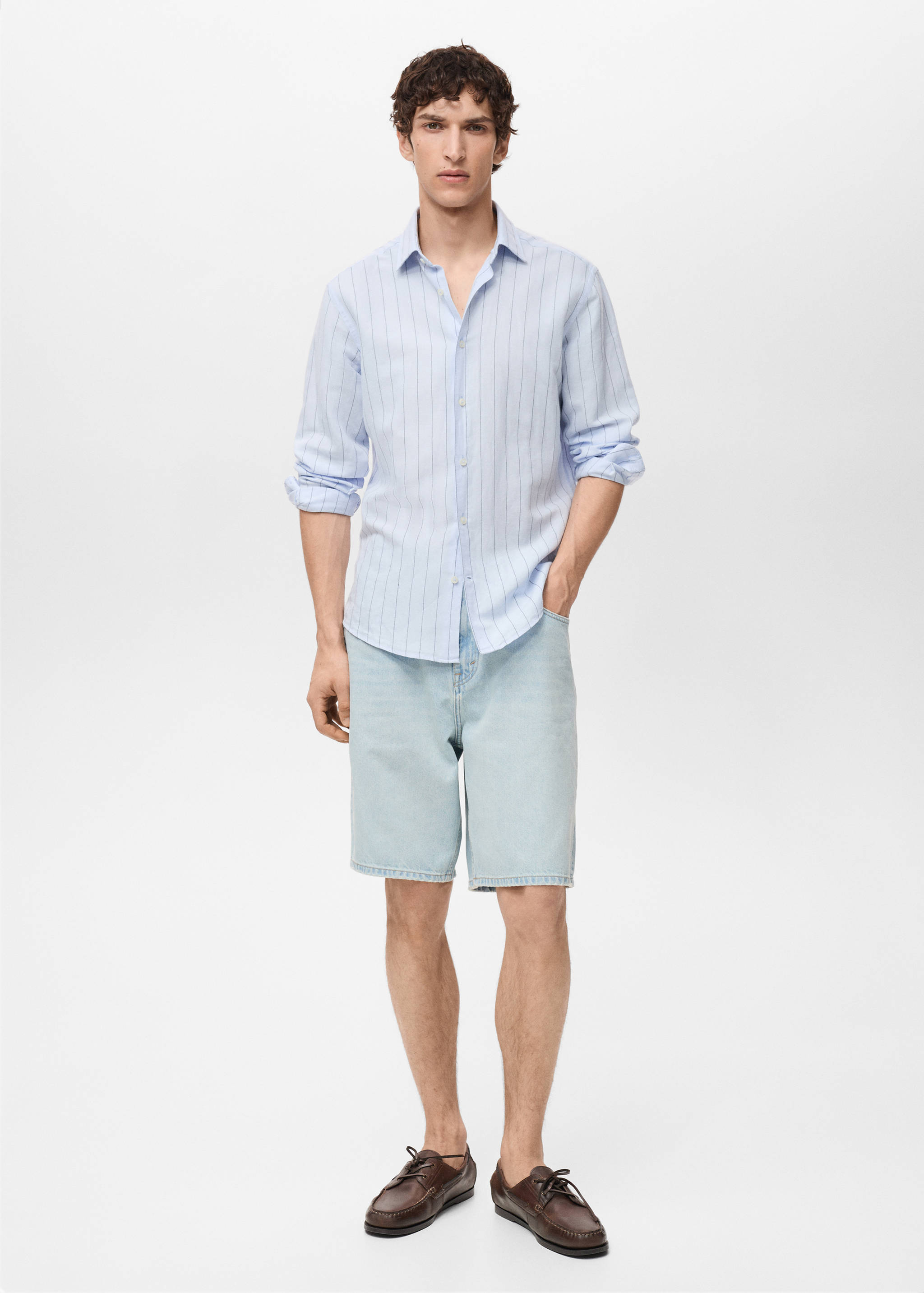 Bermudes texanes relaxed fit - Pla general