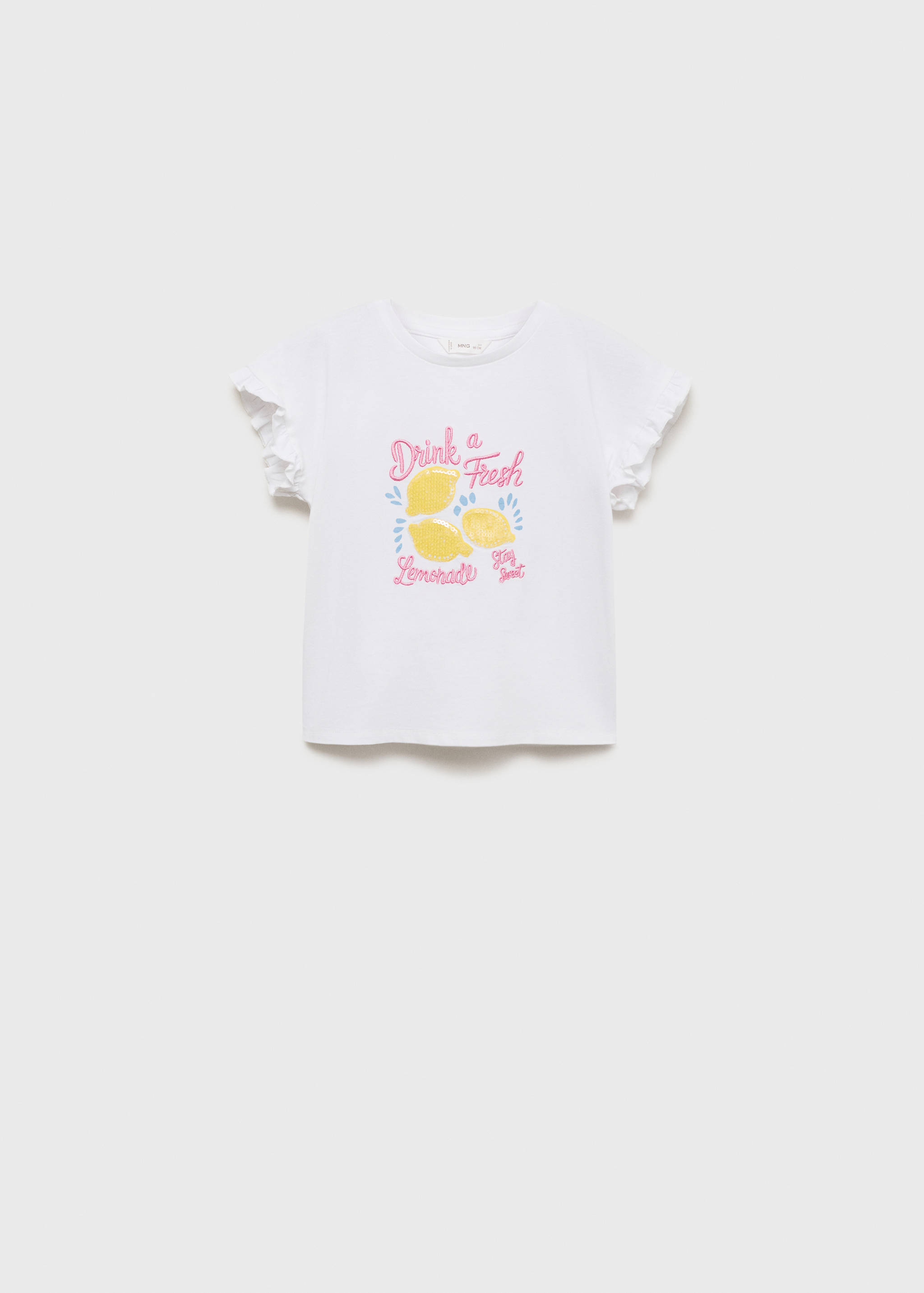 T-shirt imprimé à volants - Article sans modèle