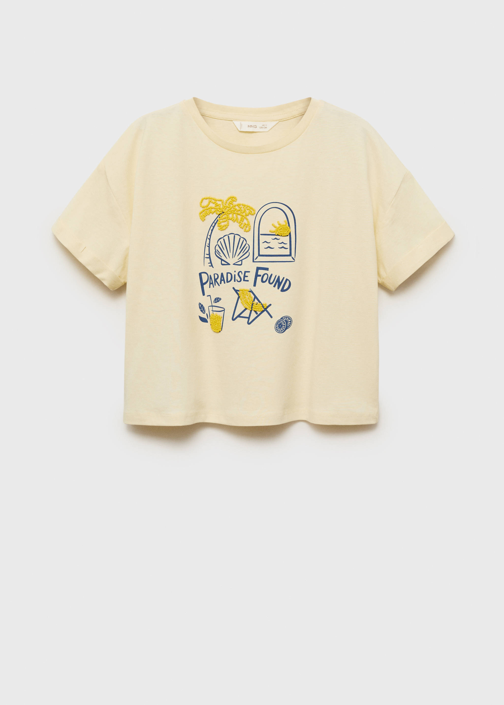 Beach print T-shirt - Article without model