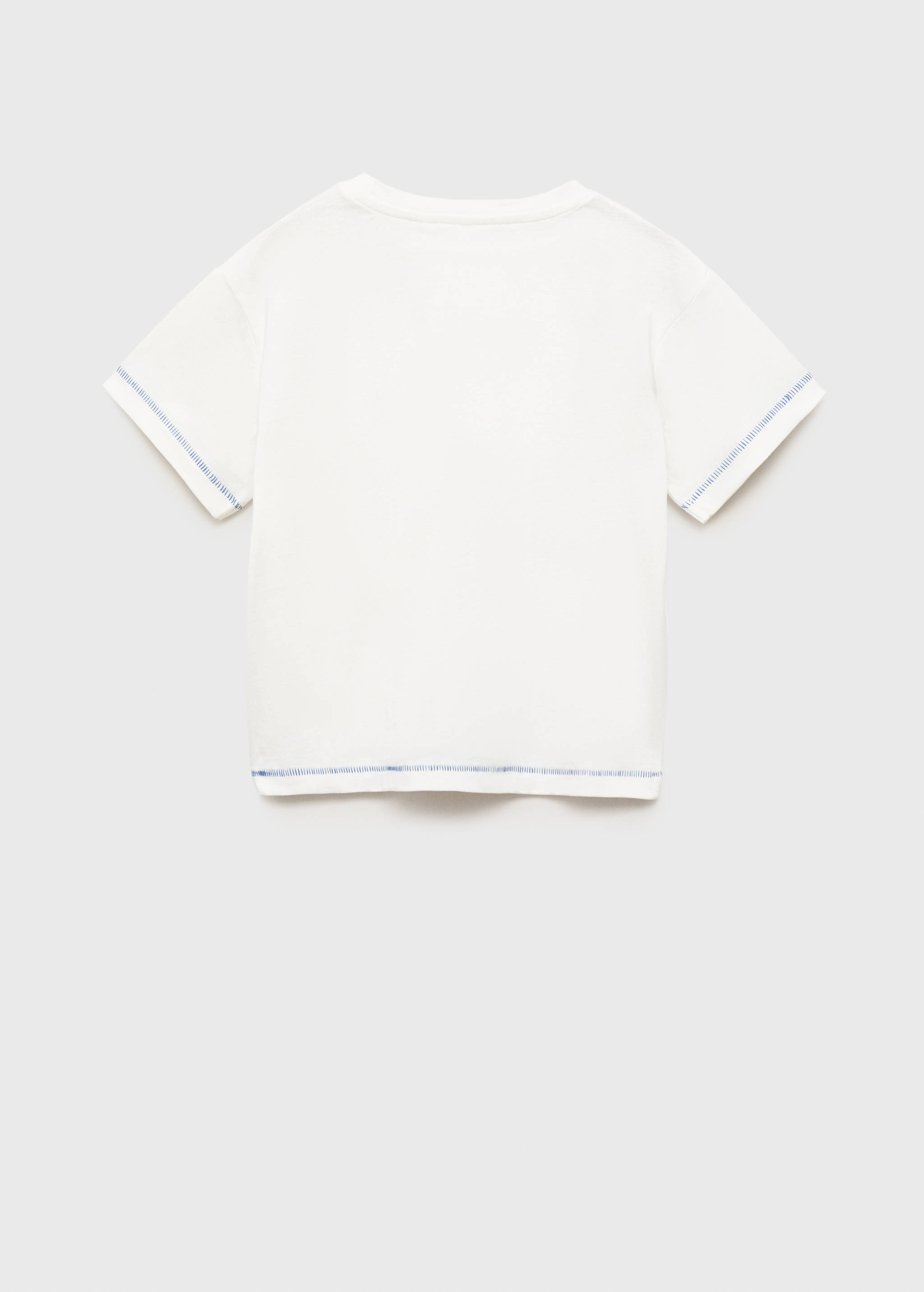 Camiseta algodón estampado - Reverso del artículo