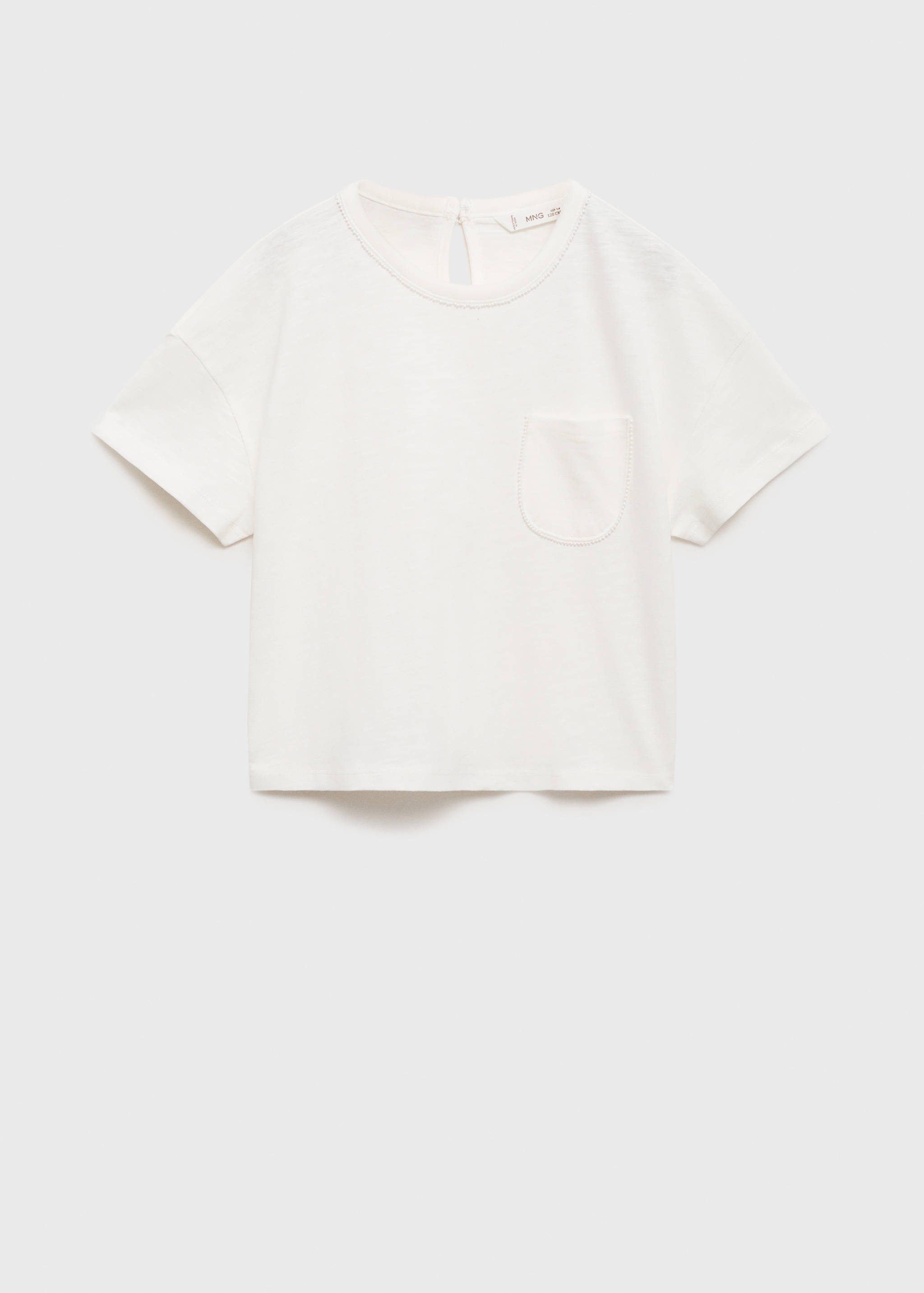 T-shirt détail perles - Article sans modèle