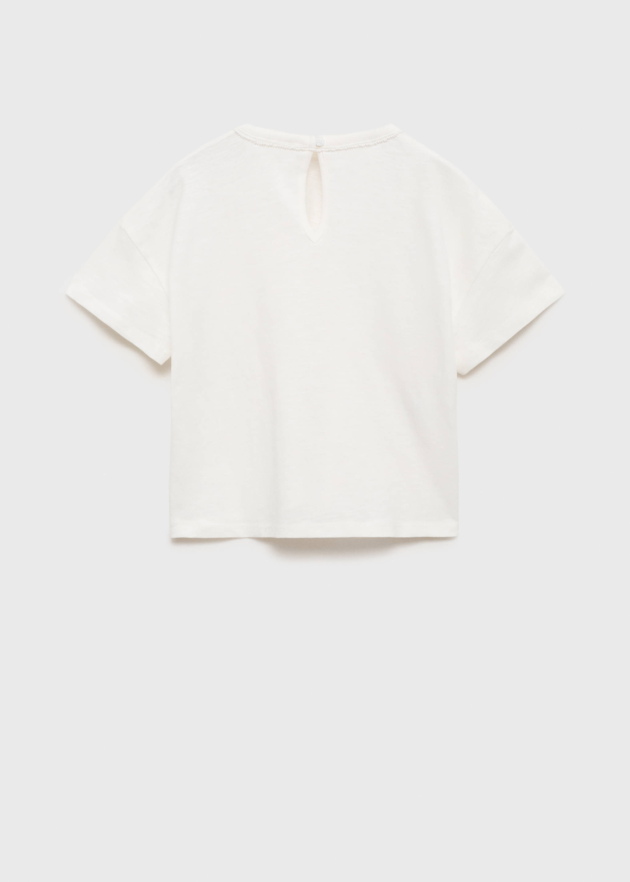 T-shirt détail perles - Verso de l’article