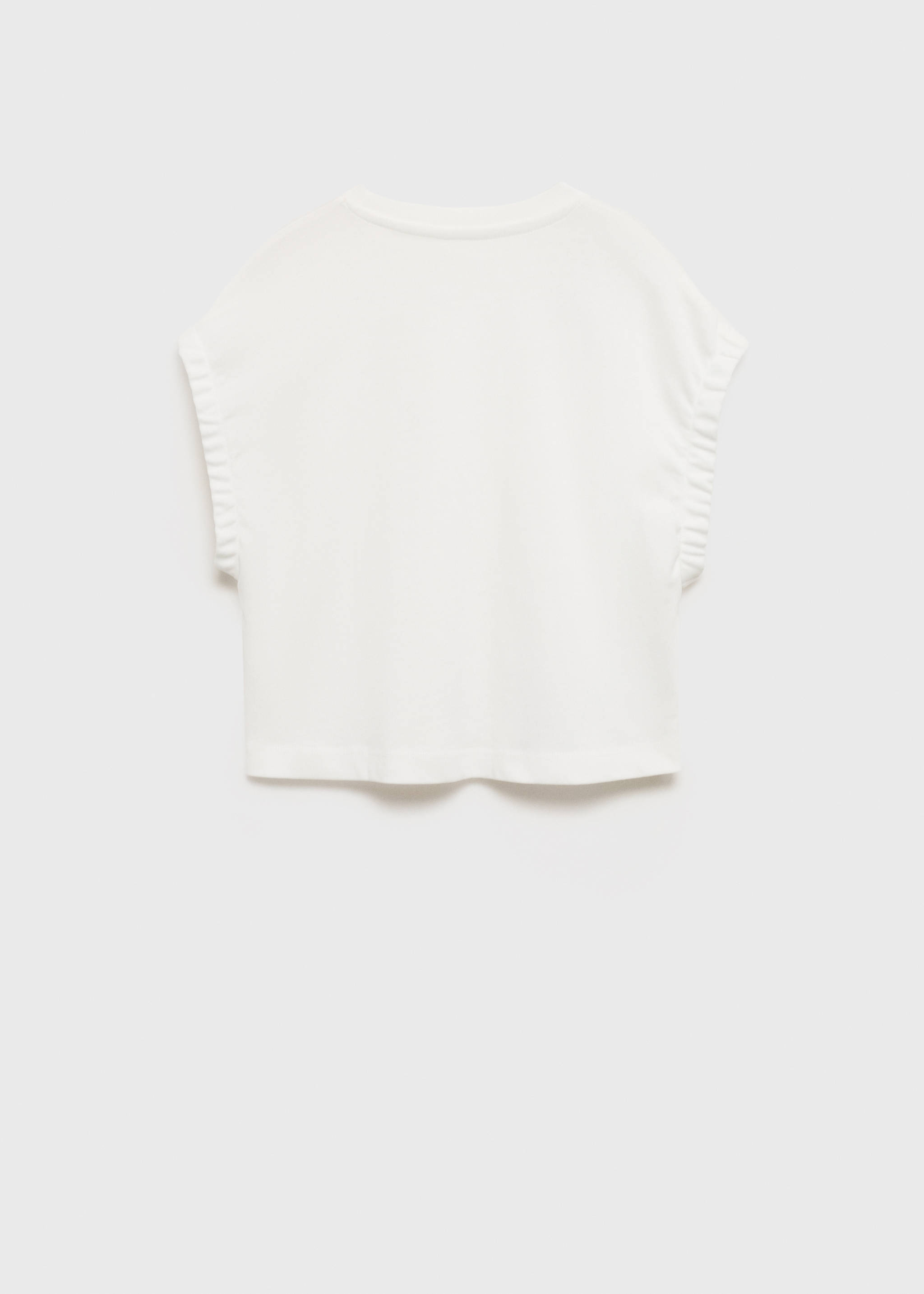 T-shirt manches froncées - Verso de l’article