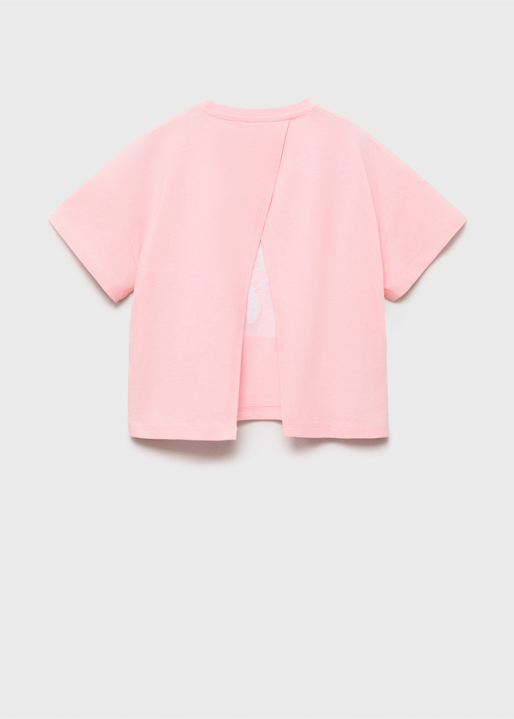 Palm tree crossed back t-shirt - Reverse of the article, Pink. Ref: 87008288-00.