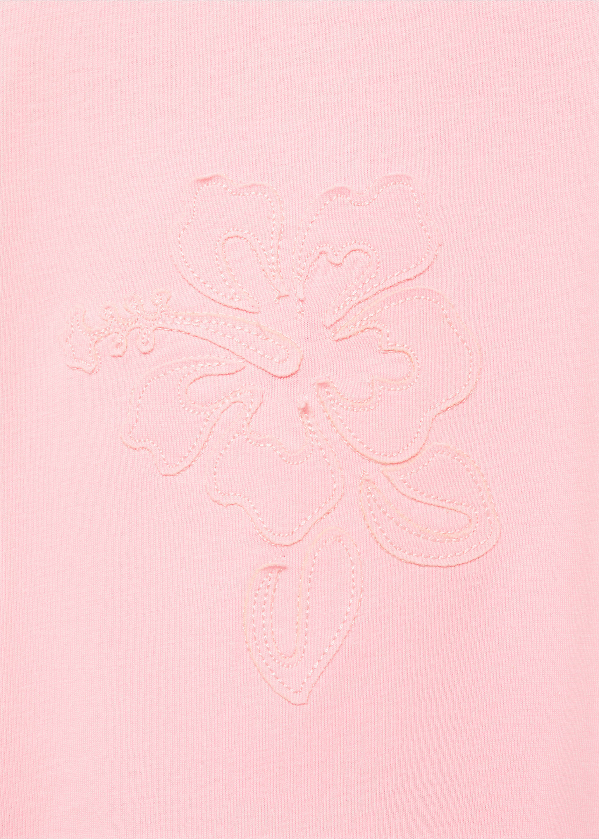 Palm tree crossed back t-shirt - Details of the article 8, Pink. Ref: 87008288-00.