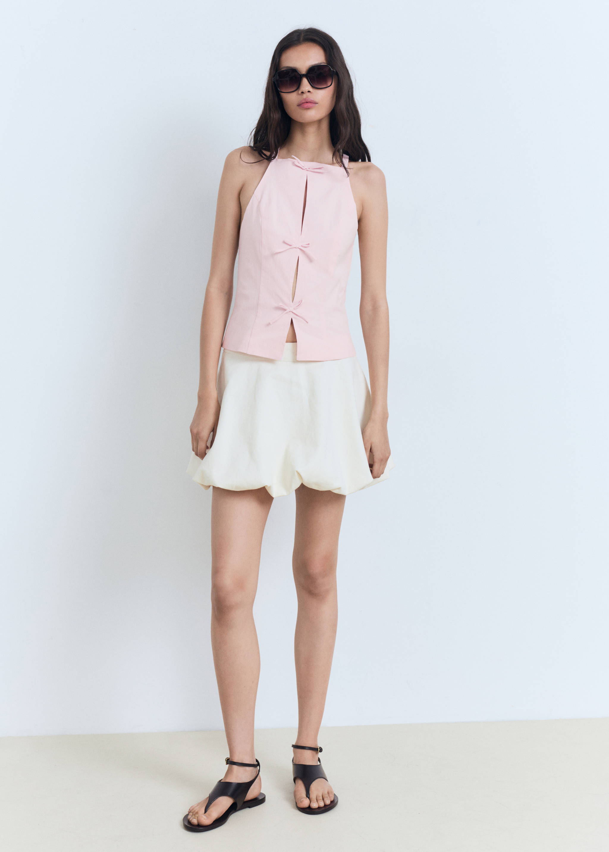 Halter top with bows - General plane