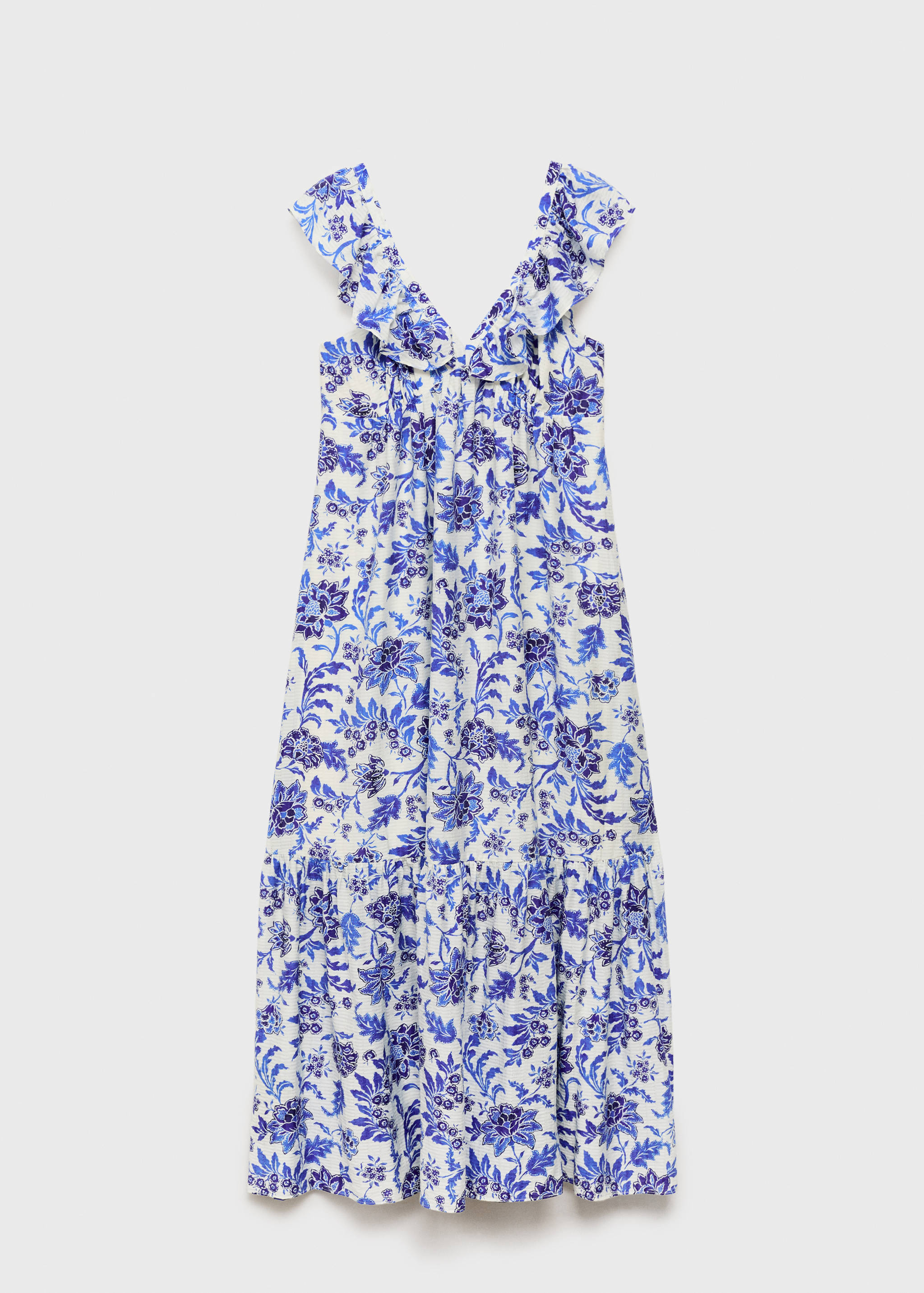 Ruffled floral print dress - Article without model