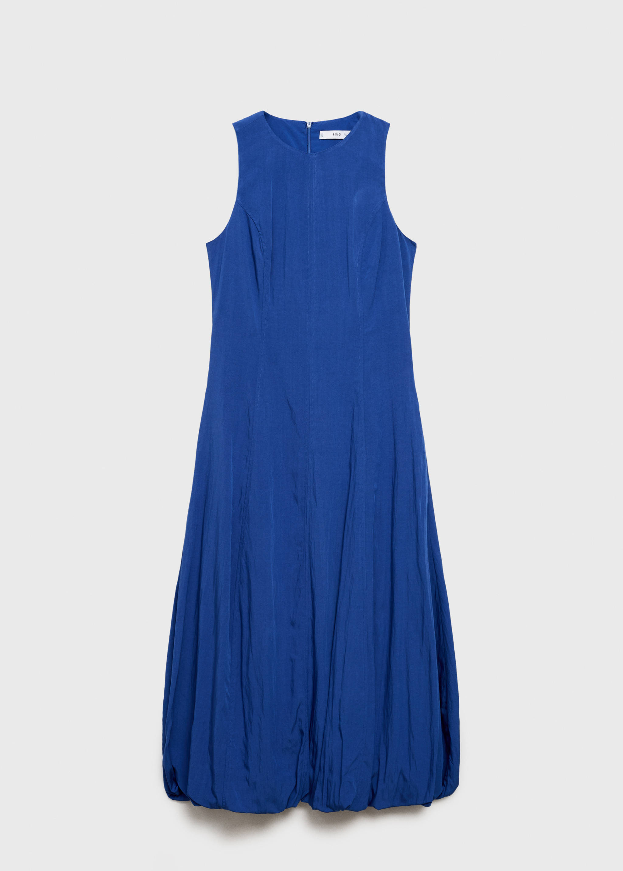 Vestido midi bajo abullonado - Artículo sin modelo