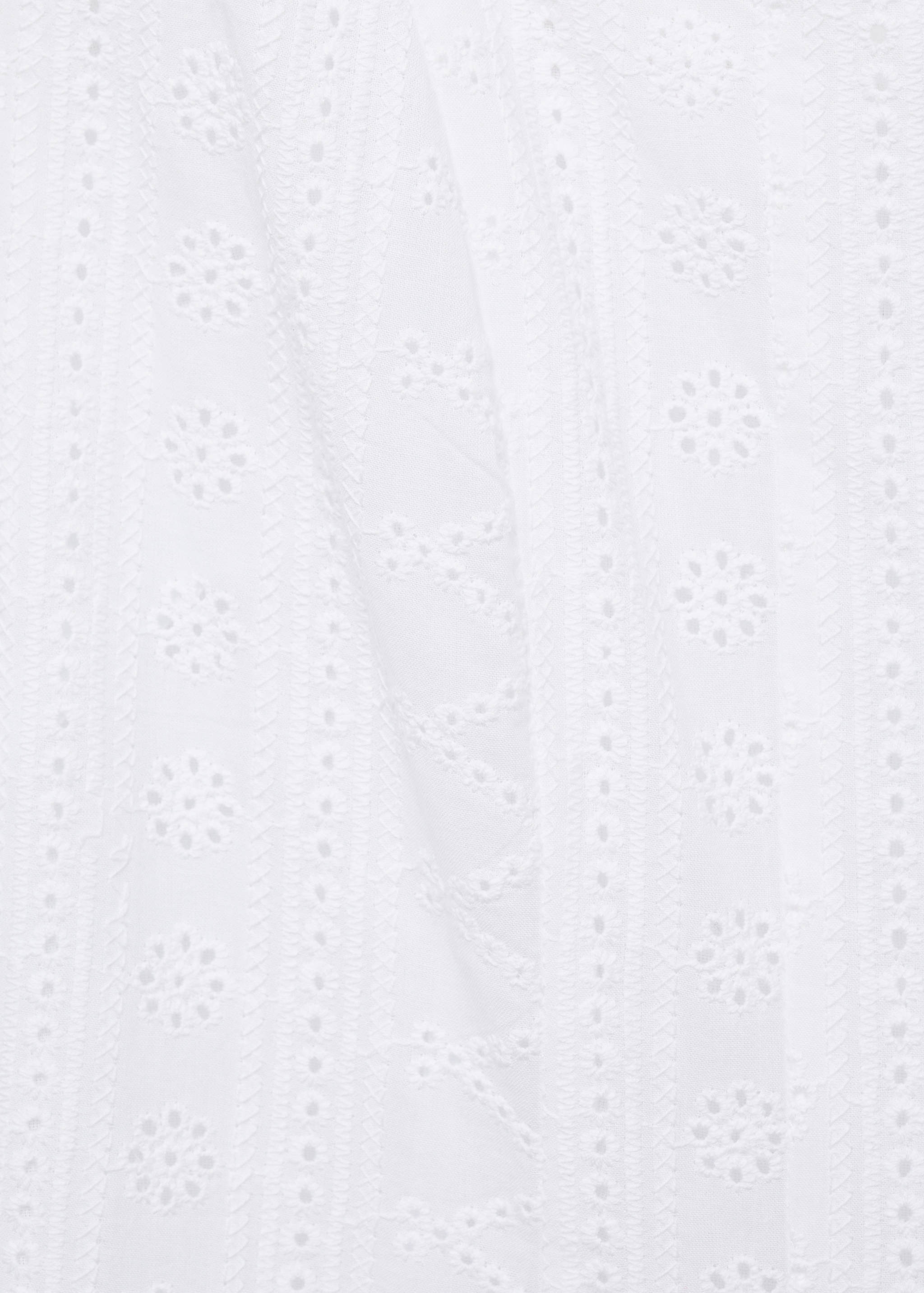 Broderad klänning med puffig fåll - Detaljer om artikeln 8