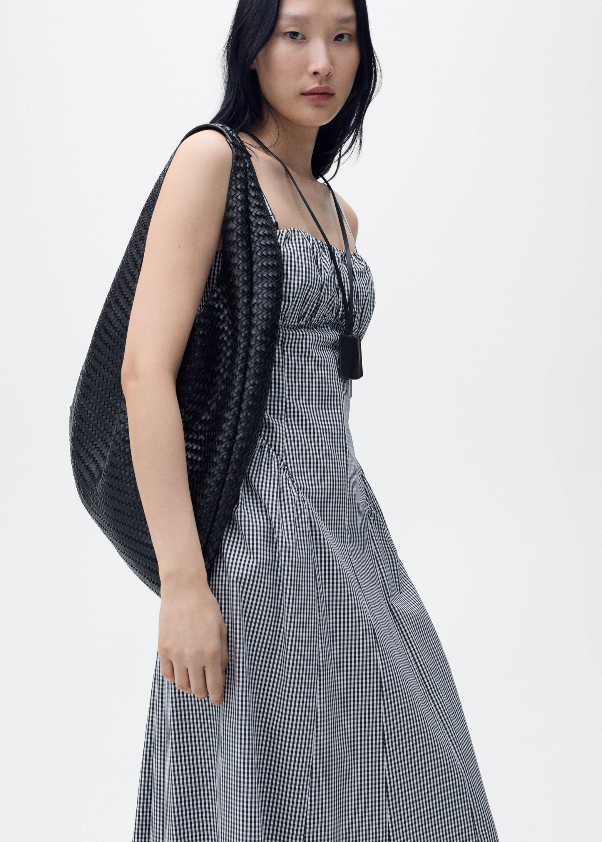 Midikleid mit Vichy-Karo-Muster - Detail des Artikels 2