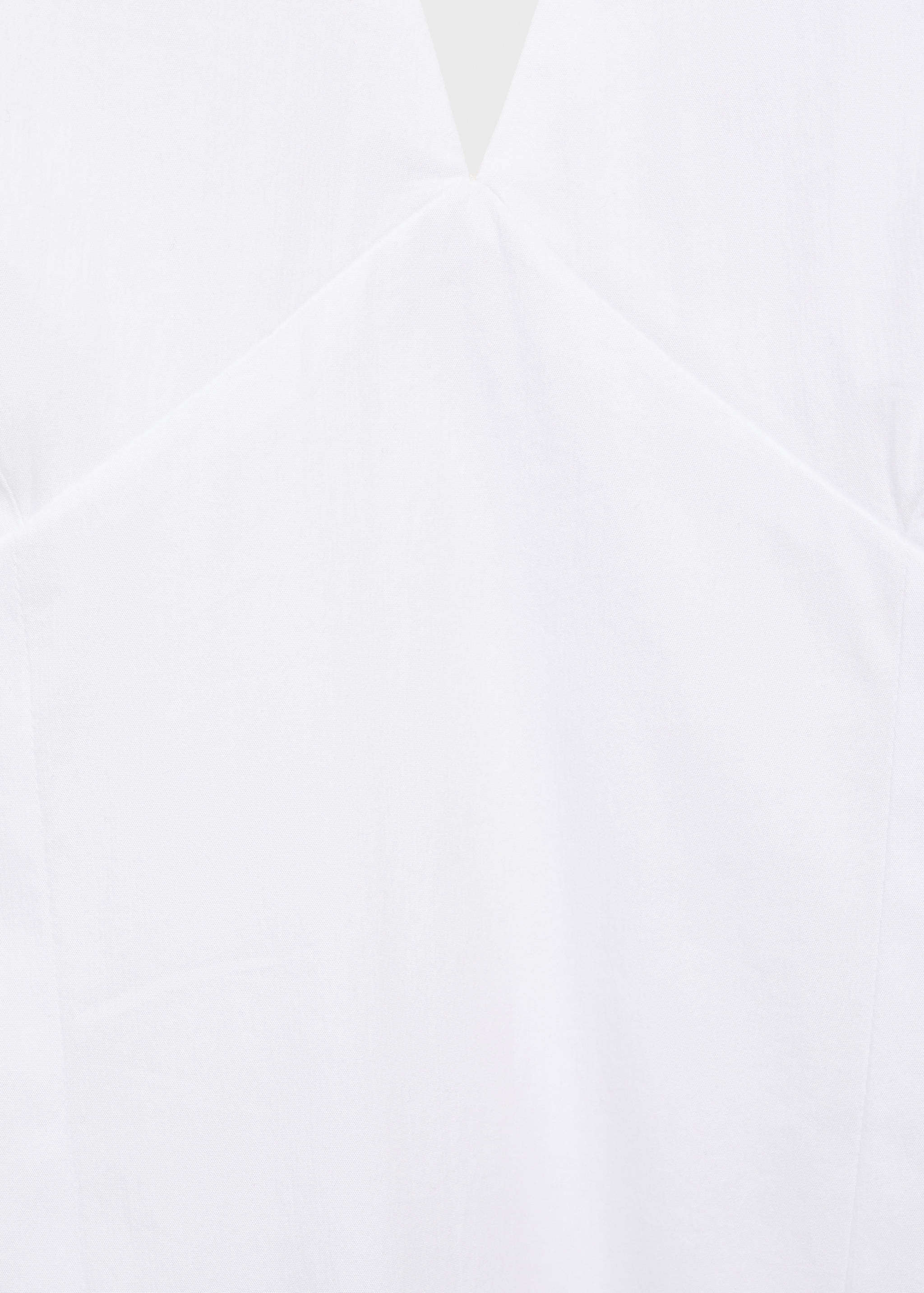 Halter neck cotton midi-dress - Details of the article 8