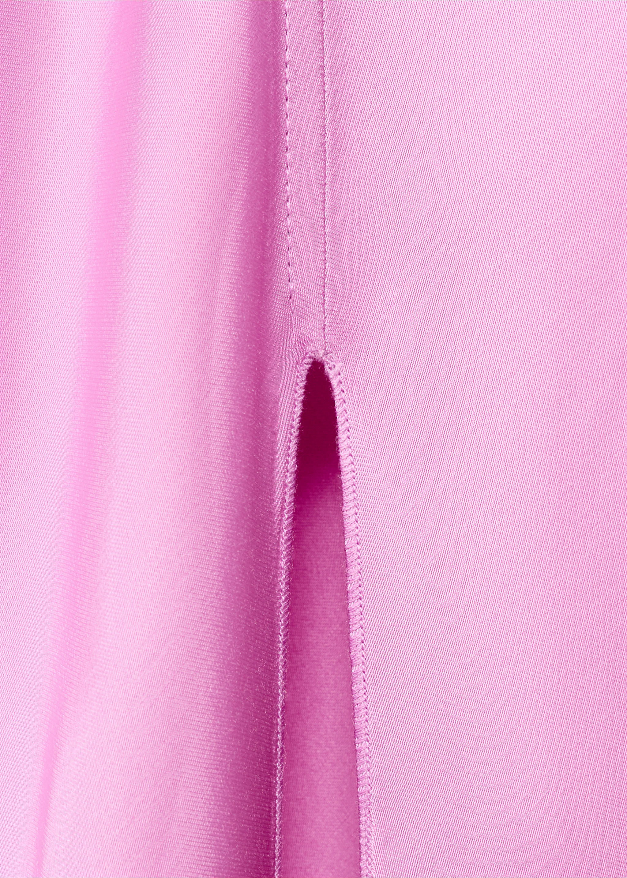 Asymmetrical satin dress - Details of the article 0, Light/Pastel Purple. Ref: 87009093-00.