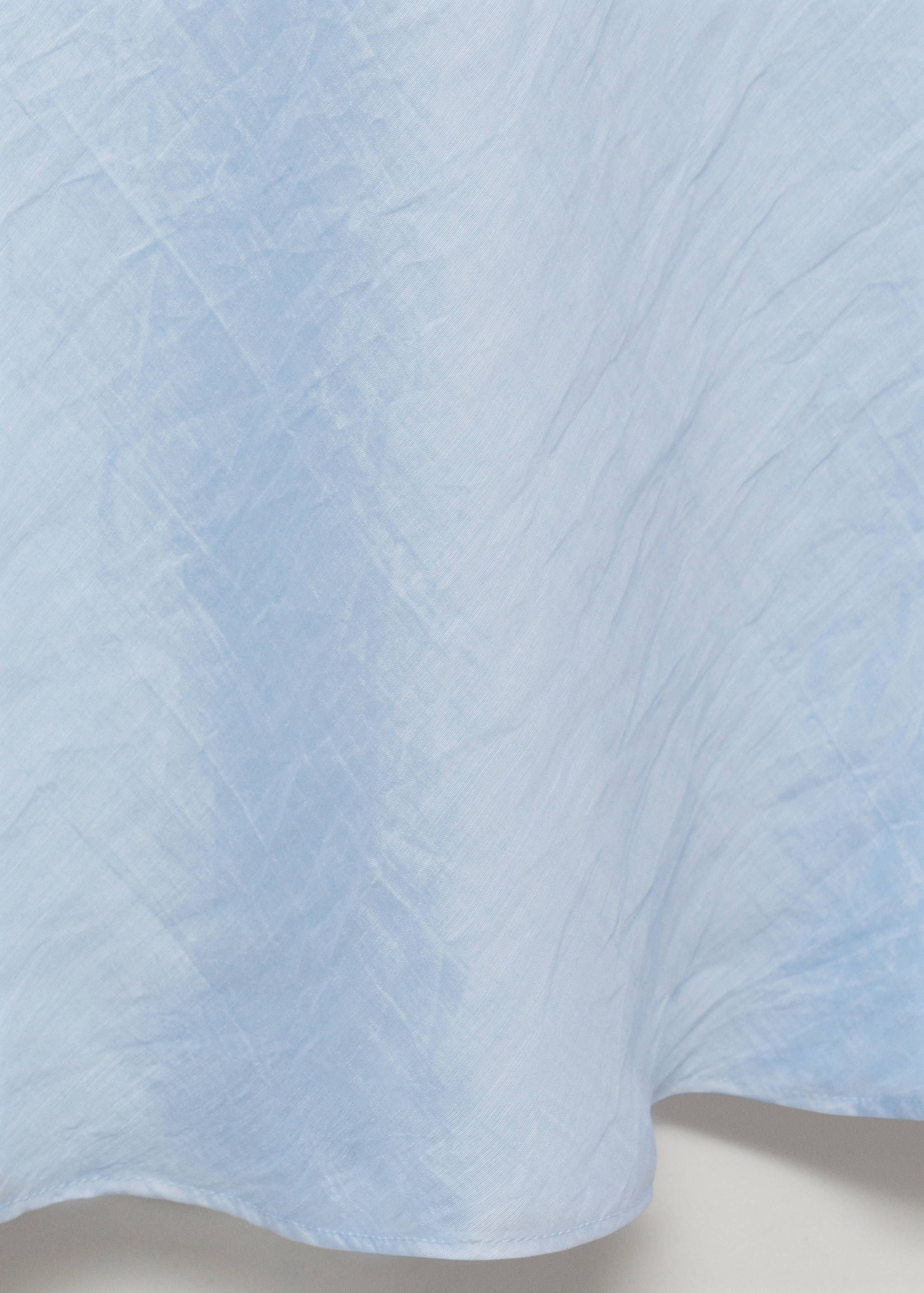 Midi-dress with draped neckline - Details of the article 0