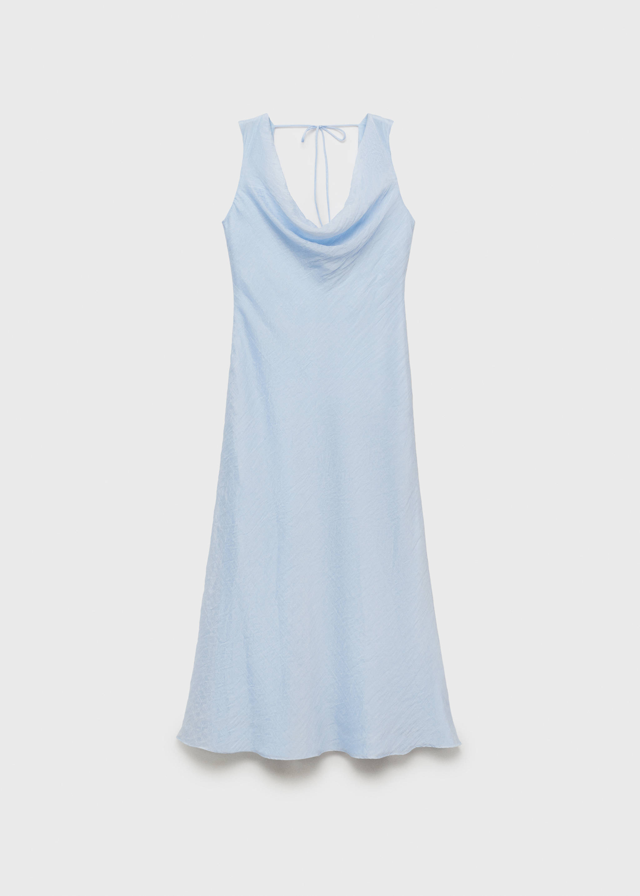 Robe midi encolure drapée - Article sans modèle