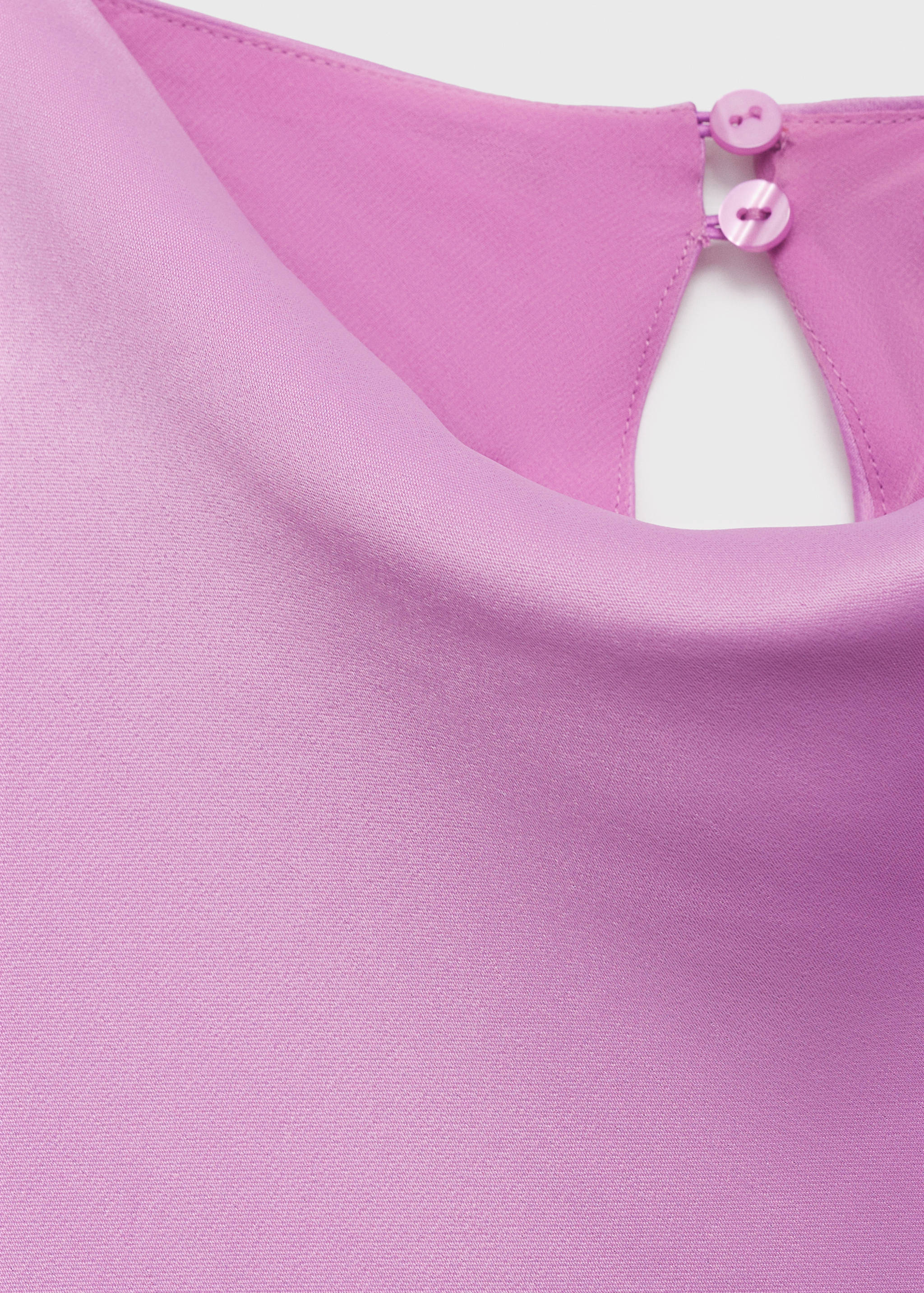 Satin midi dress - Details of the article 8
