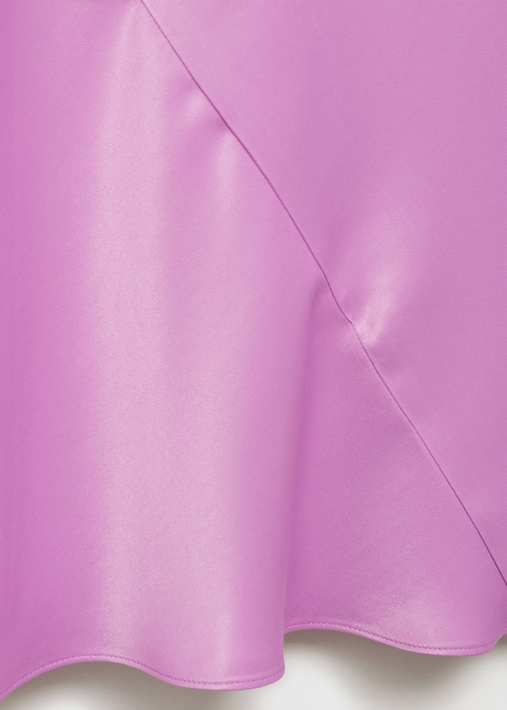 Satin midi dress - Details of the article 0