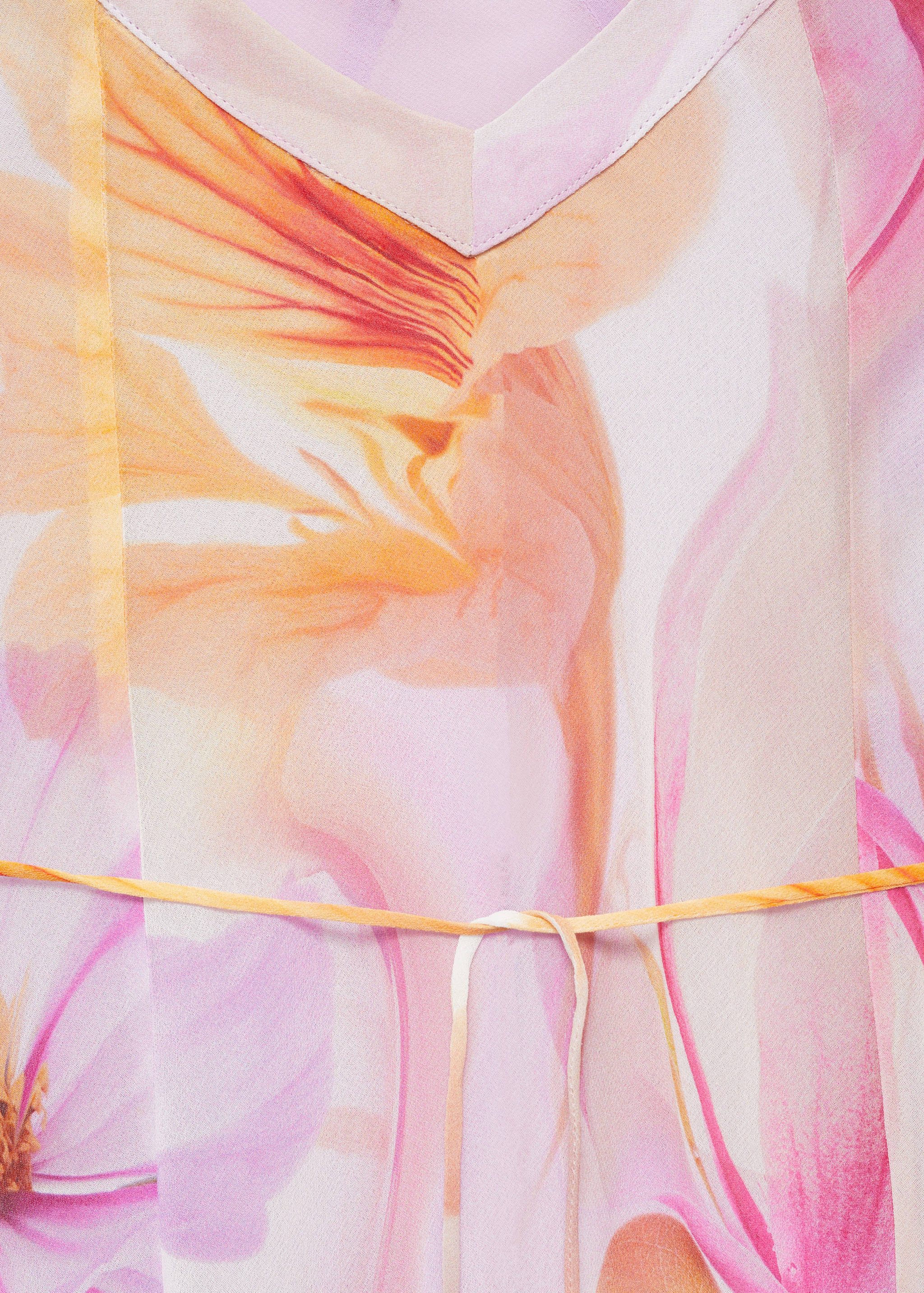 Robe à fleurs détail volants - Détail de l'article 8