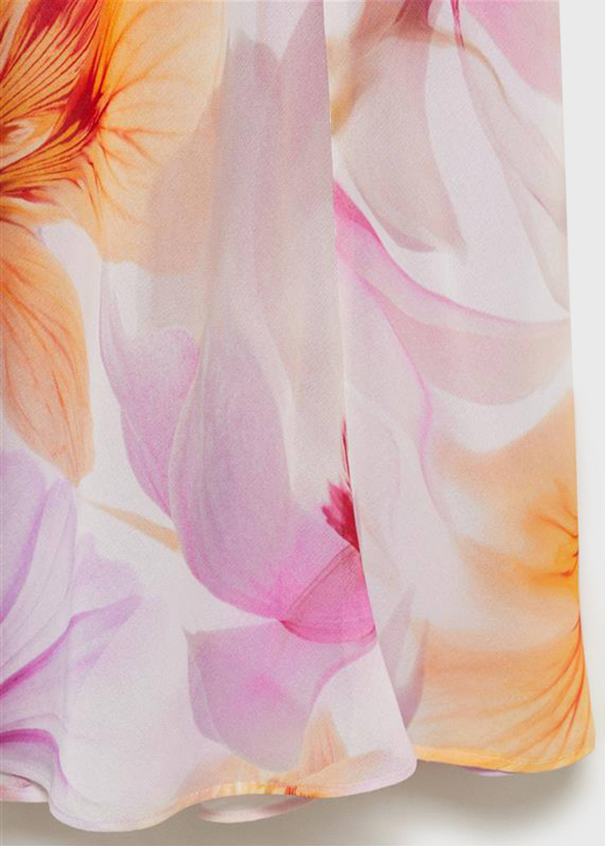 Robe à fleurs détail volants - Détail de l'article 0