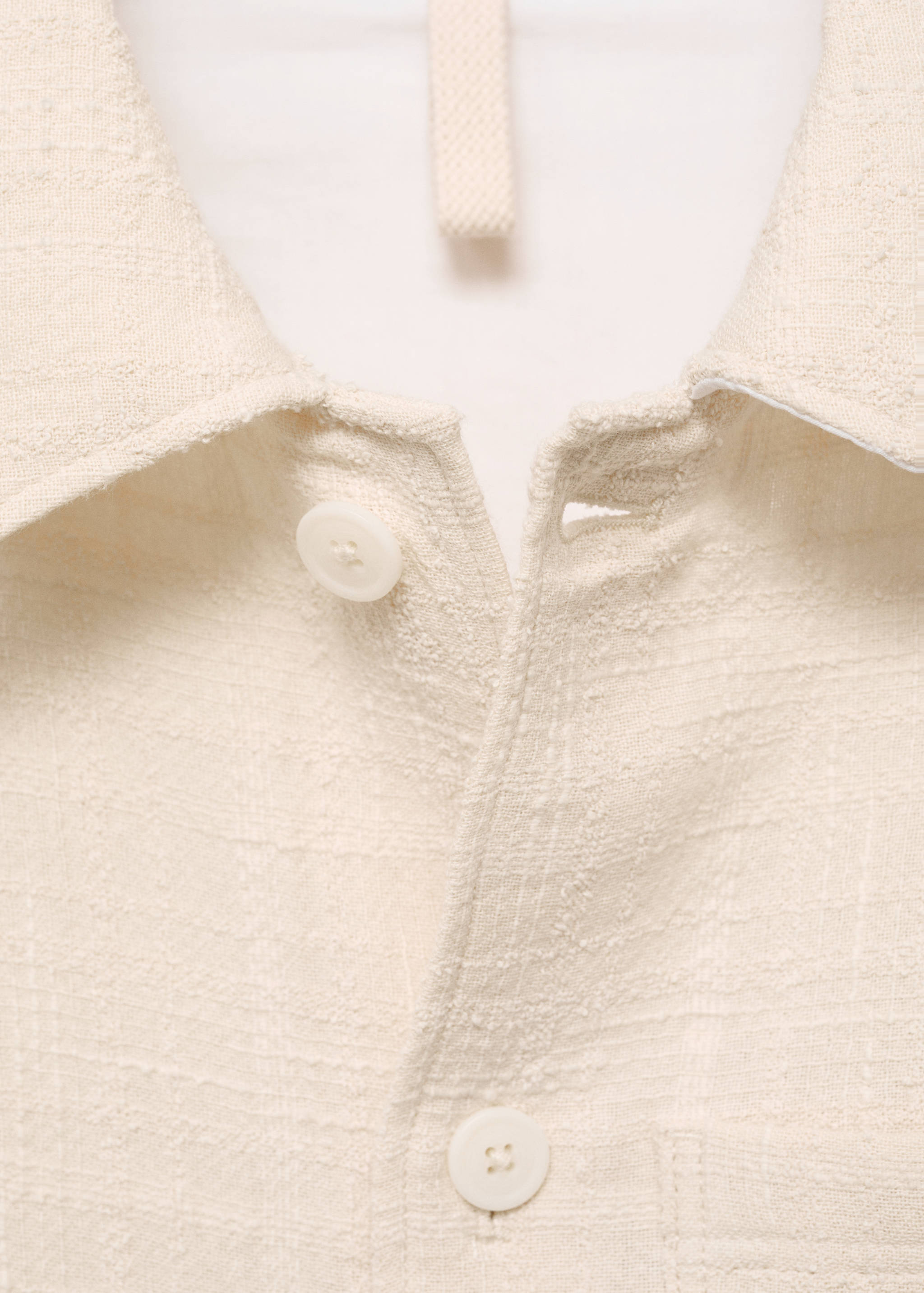 Surchemise structurée coton - Verso de l’article