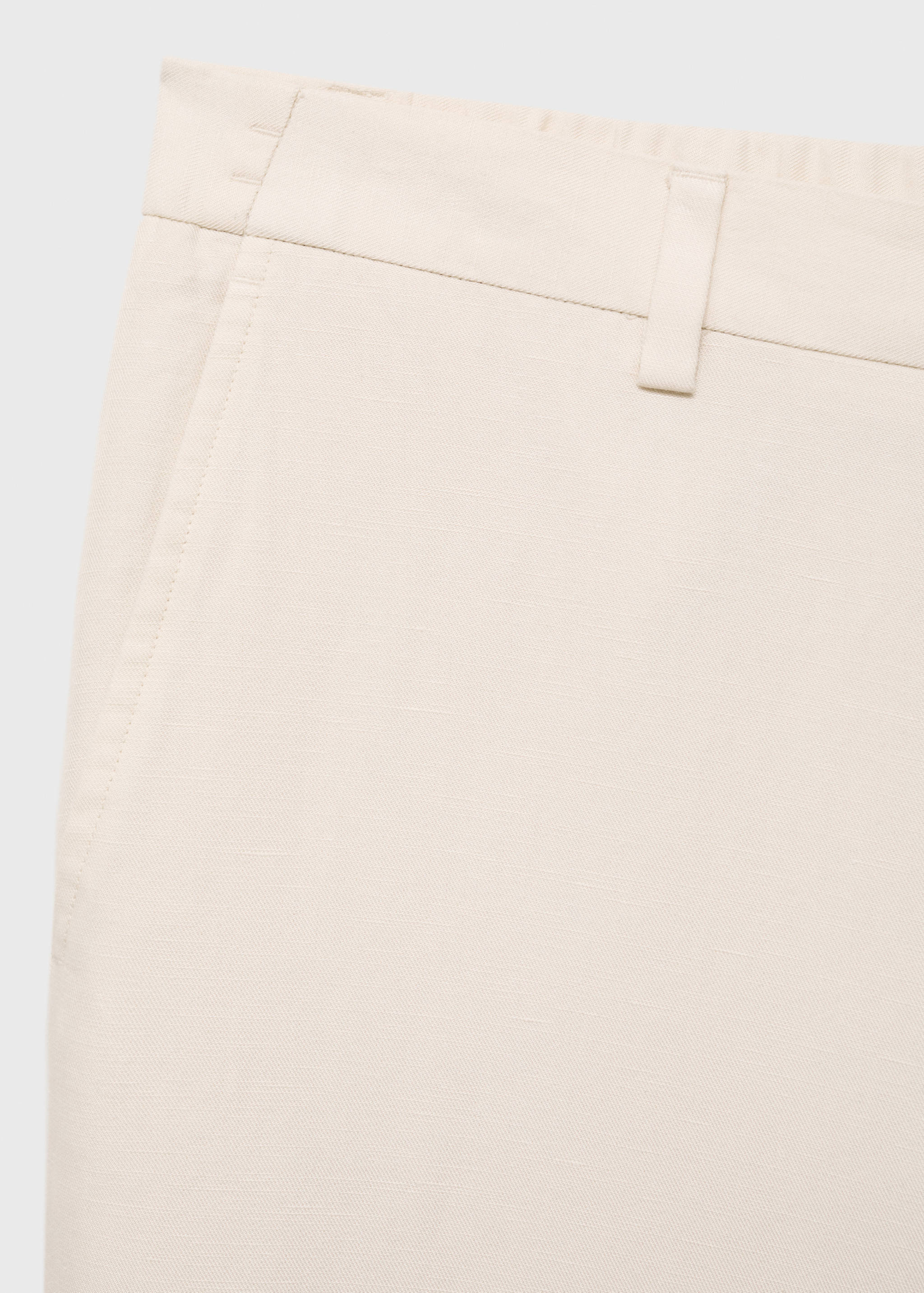 Pantaloni de costum din amestec de in și lyocell - Detaliu al articolului 8