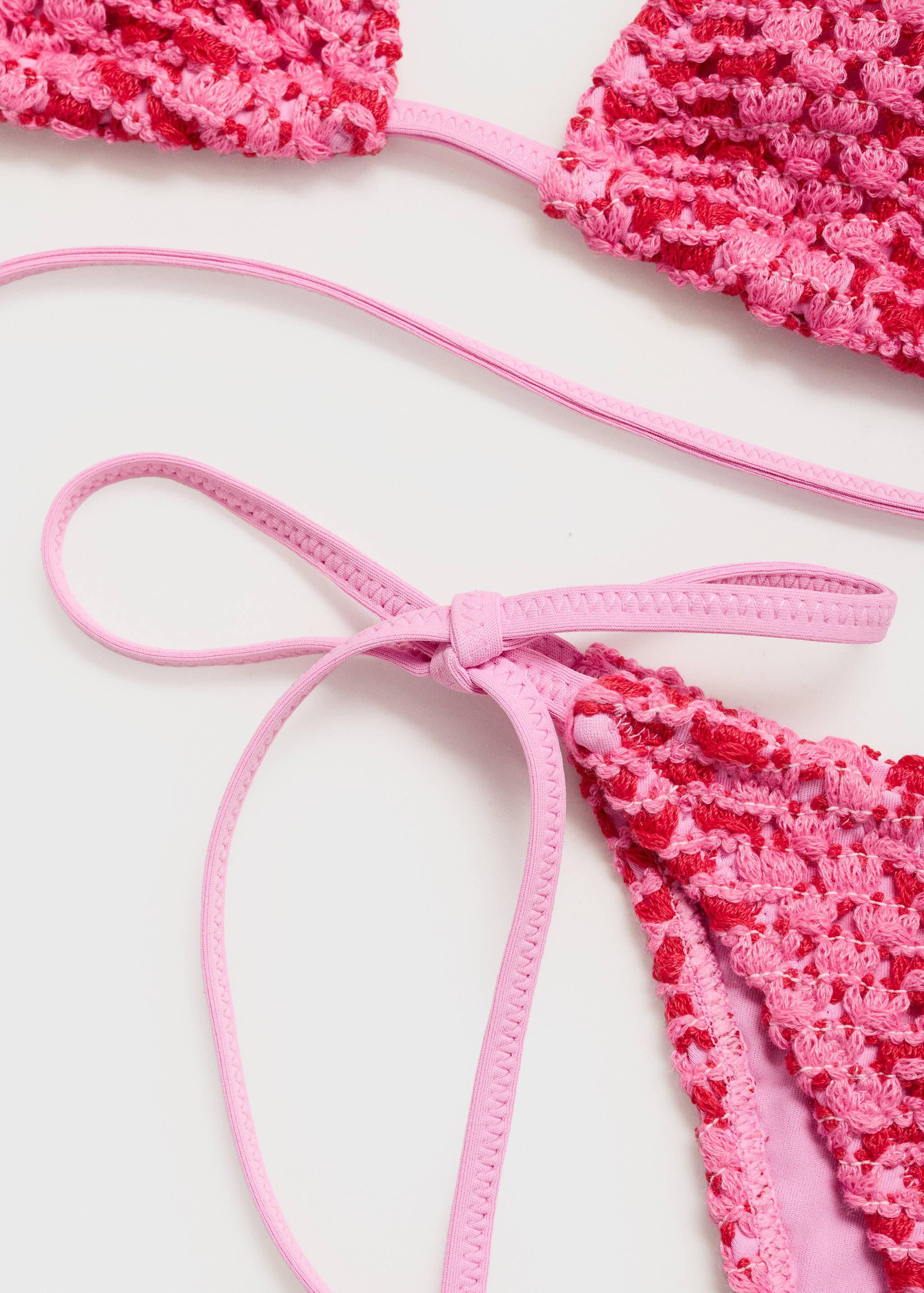 Combined crochet bikini top - Details of the article 0