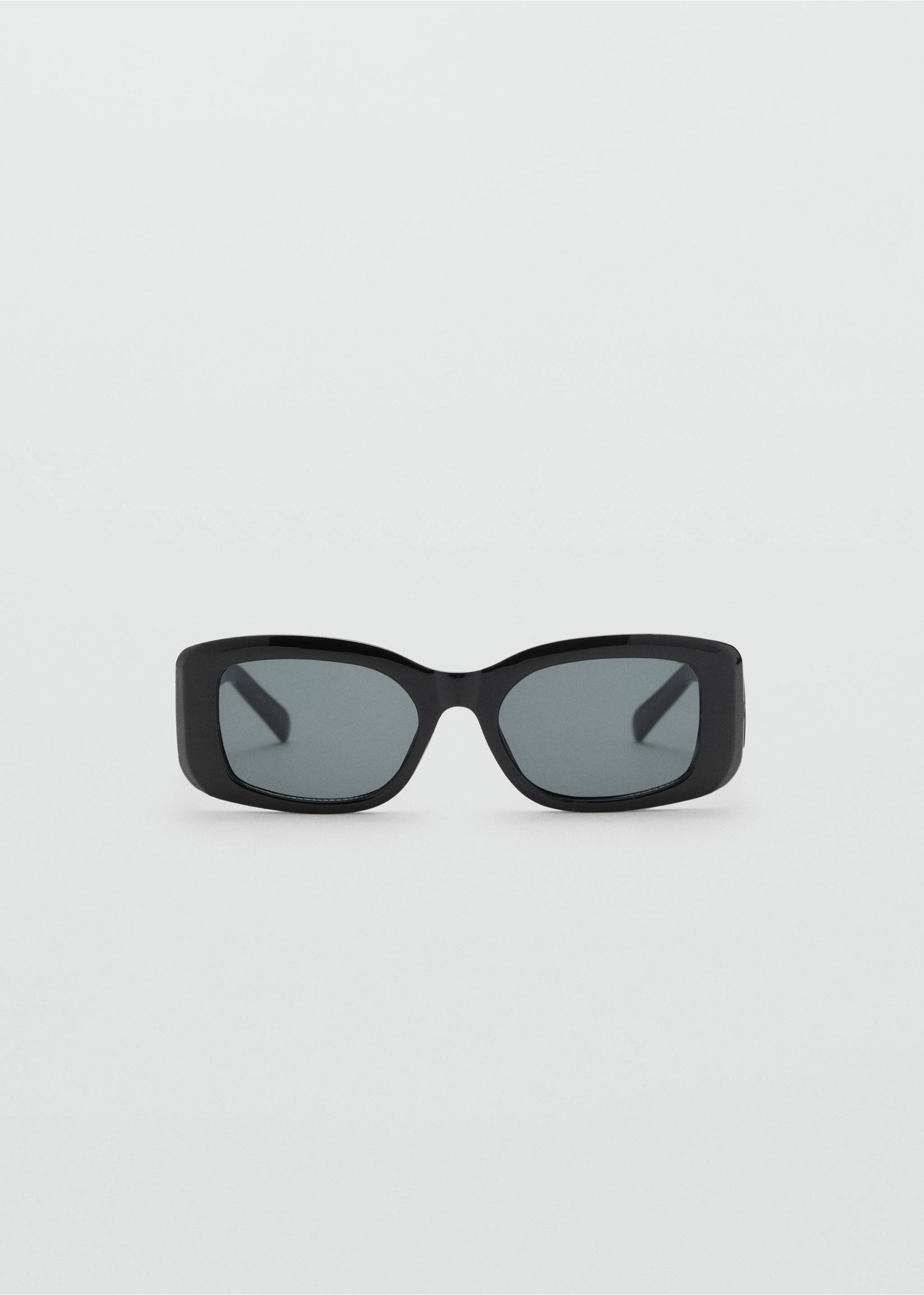 Sonnenbrille mit viereckiger Brillenfassung - Artikel ohne Model, Schwarz. Ref: 87010233-00.