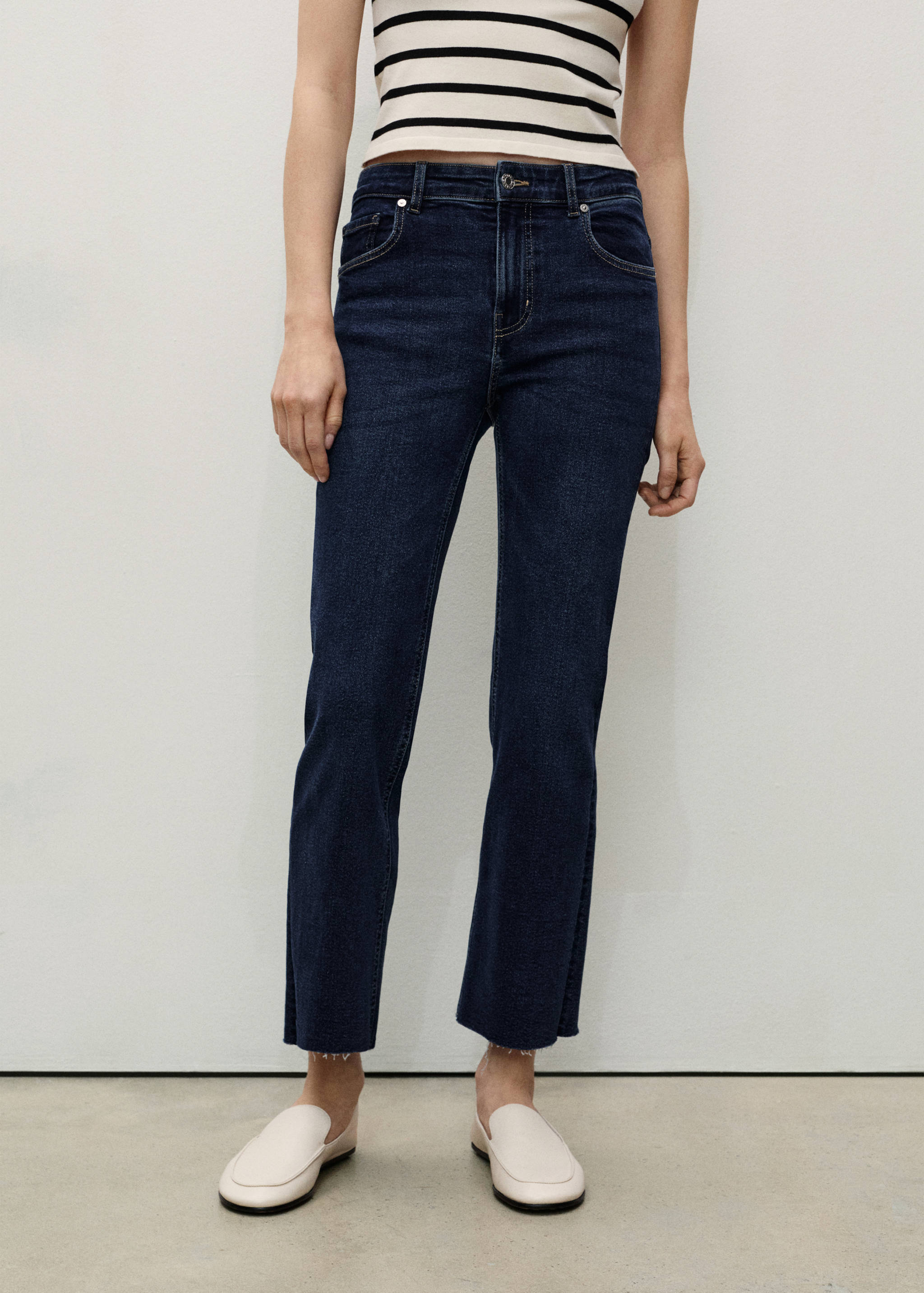 Flared-Crop-Jeans Sienna - Mittlere Ansicht